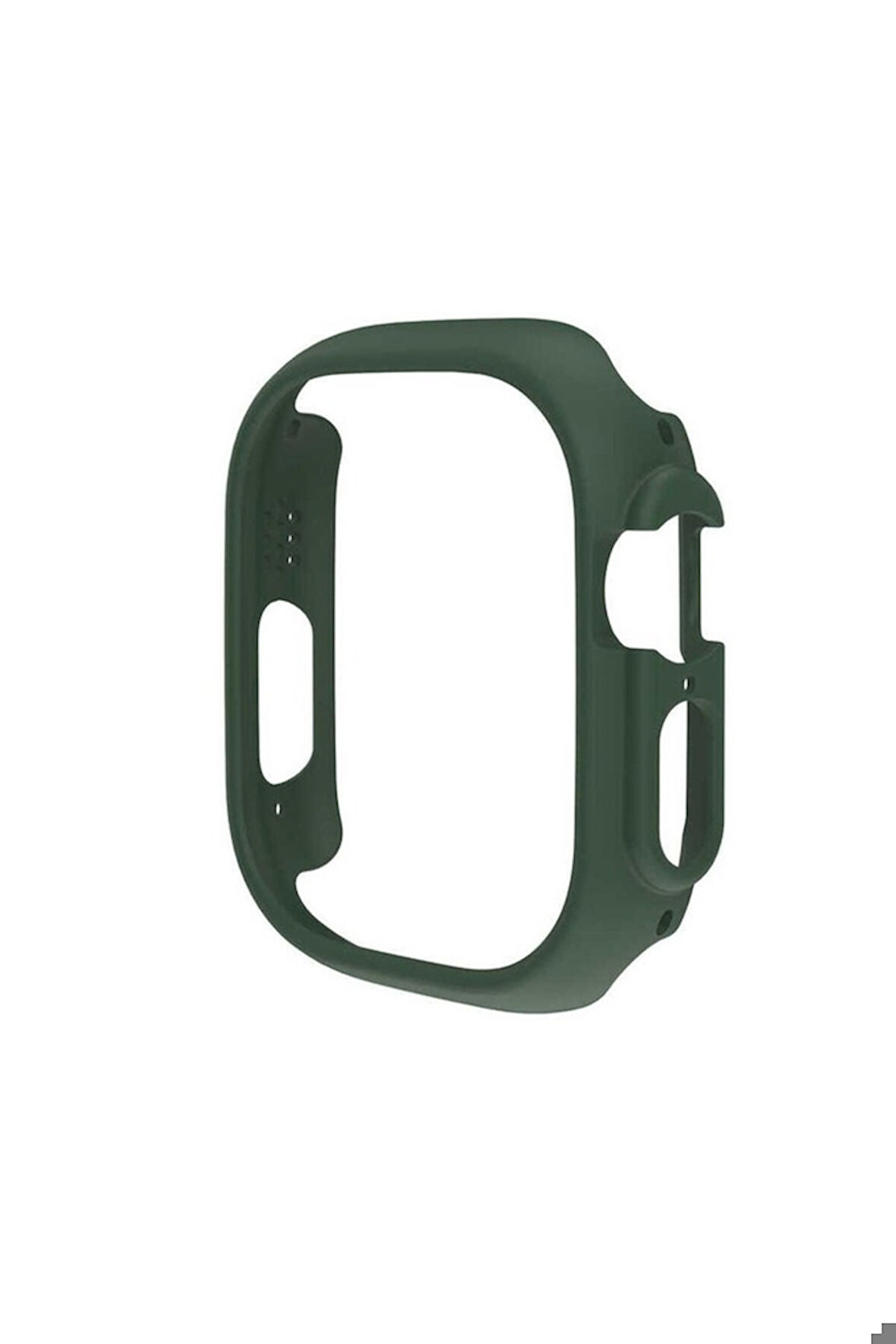 Apple Watch Ultra 49mm Uyumlu Sert PC Kasa Koruyucu Zore Watch Gard 18 Yeşil