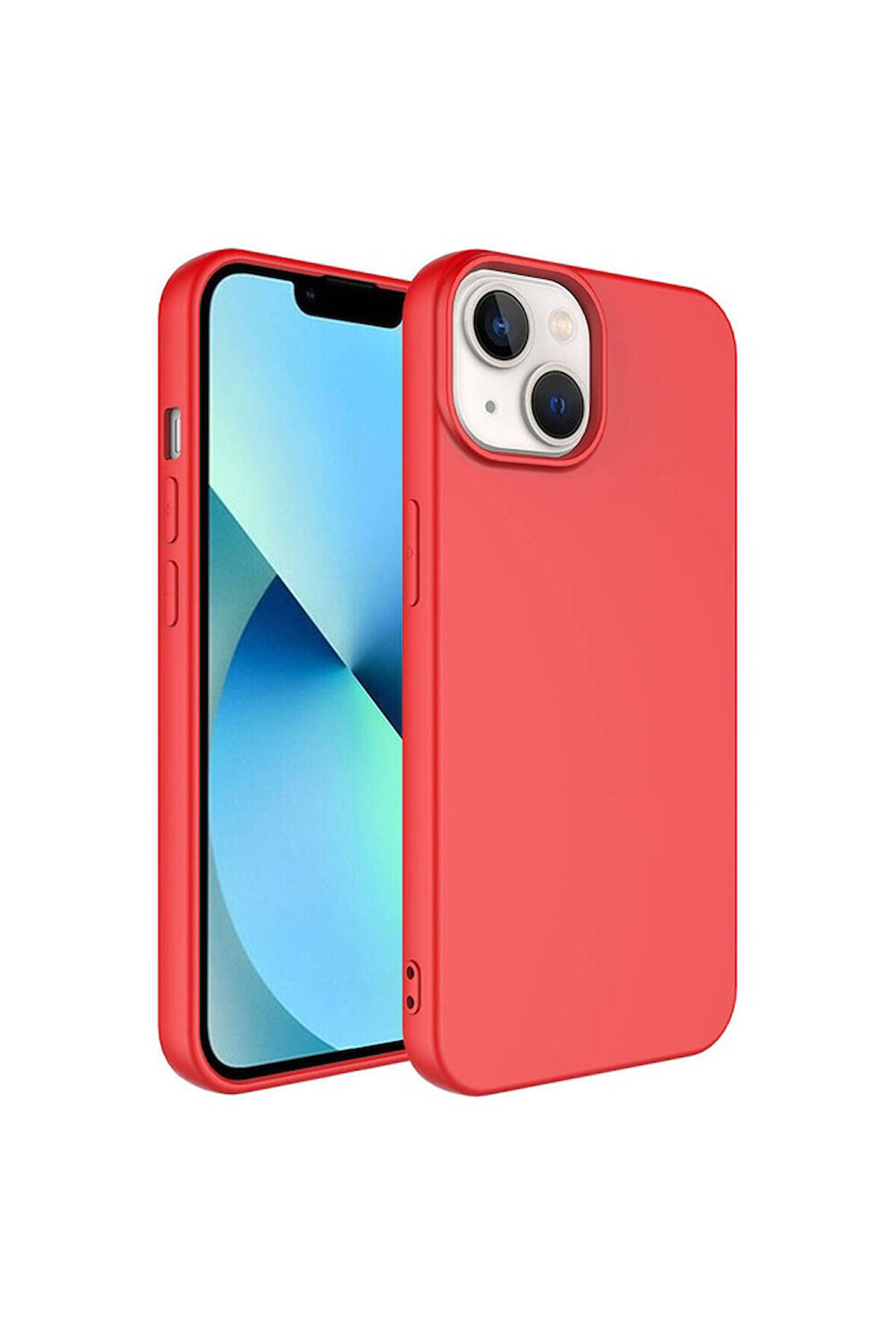Apple iPhone 14 Uyumlu Kılıf Zore LSR Lansman Kapak Kırmızı