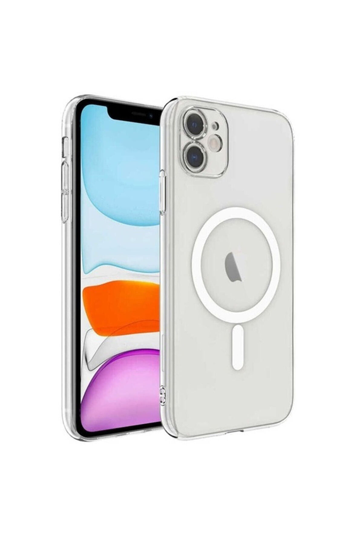 Apple iPhone 11 Uyumlu Kılıf Kamera Korumalı Magsafe Sert PC Zore Porto Kapak
