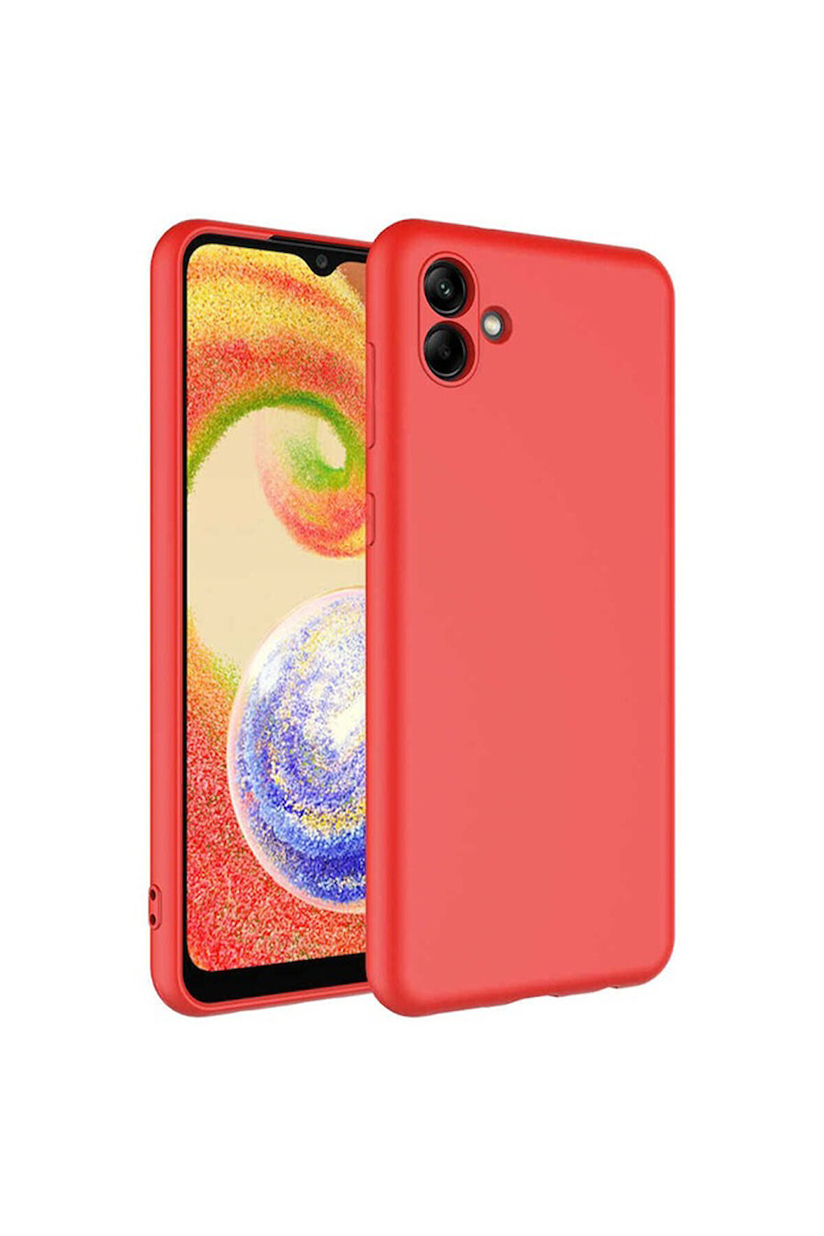 Samsung Galaxy A04 Uyumlu Kılıf Zore Mara Lansman Kapak Kırmızı