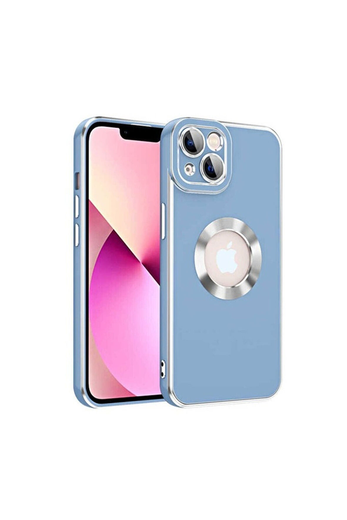 Apple iPhone 14 Uyumlu Kılıf Zore Kongo Kapak Mavi