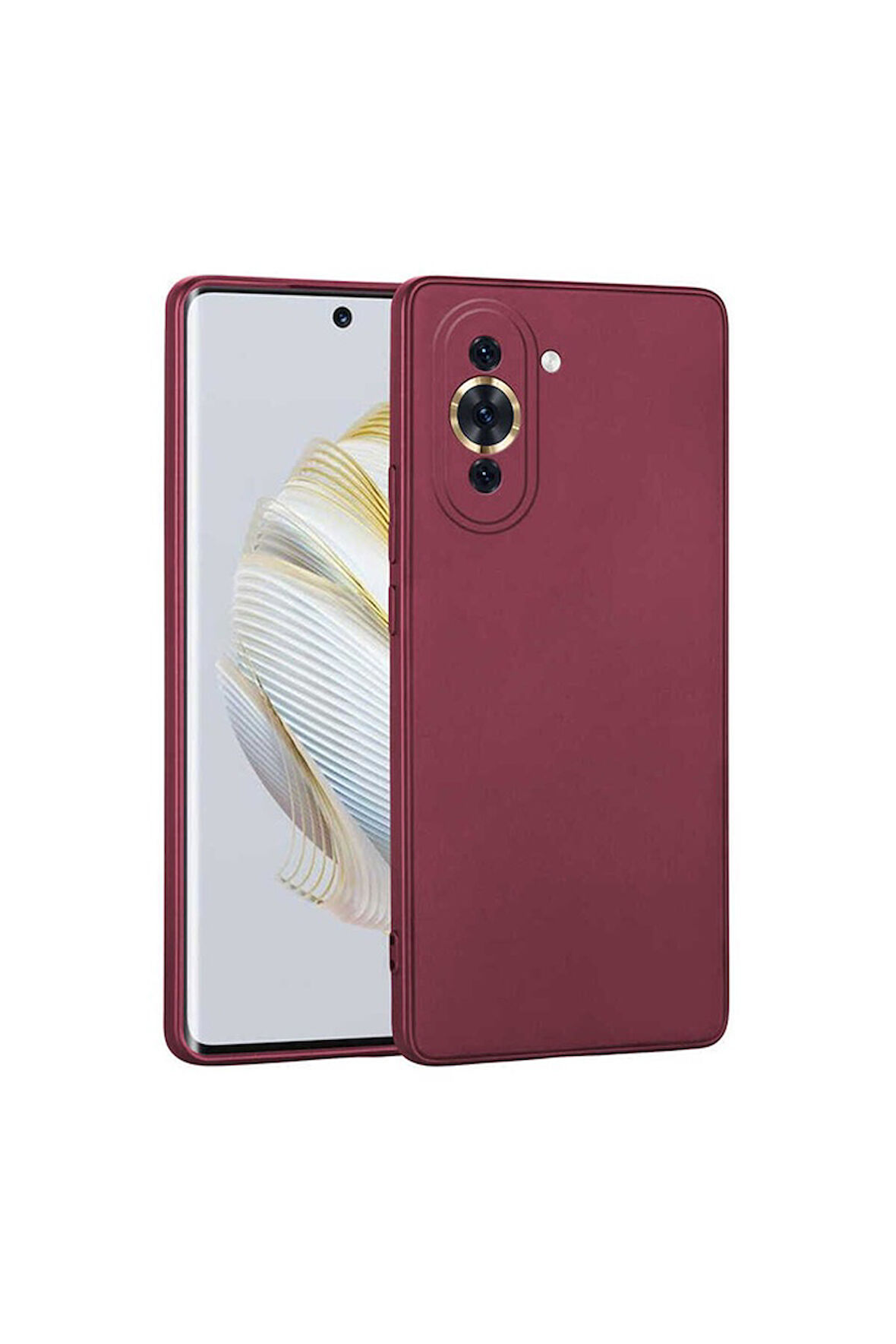 Huawei Nova 10 Uyumlu Kılıf Zore Premier Silikon Kapak Mürdüm