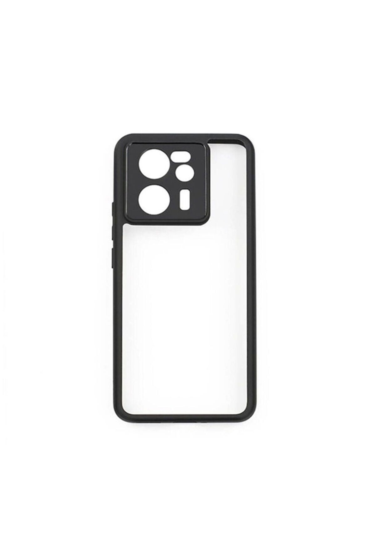 Xiaomi Mi 13T Pro Uyumlu Kılıf Kamera Korumalı Şeffaf Arka Yüzey Zore New Roll Kapak