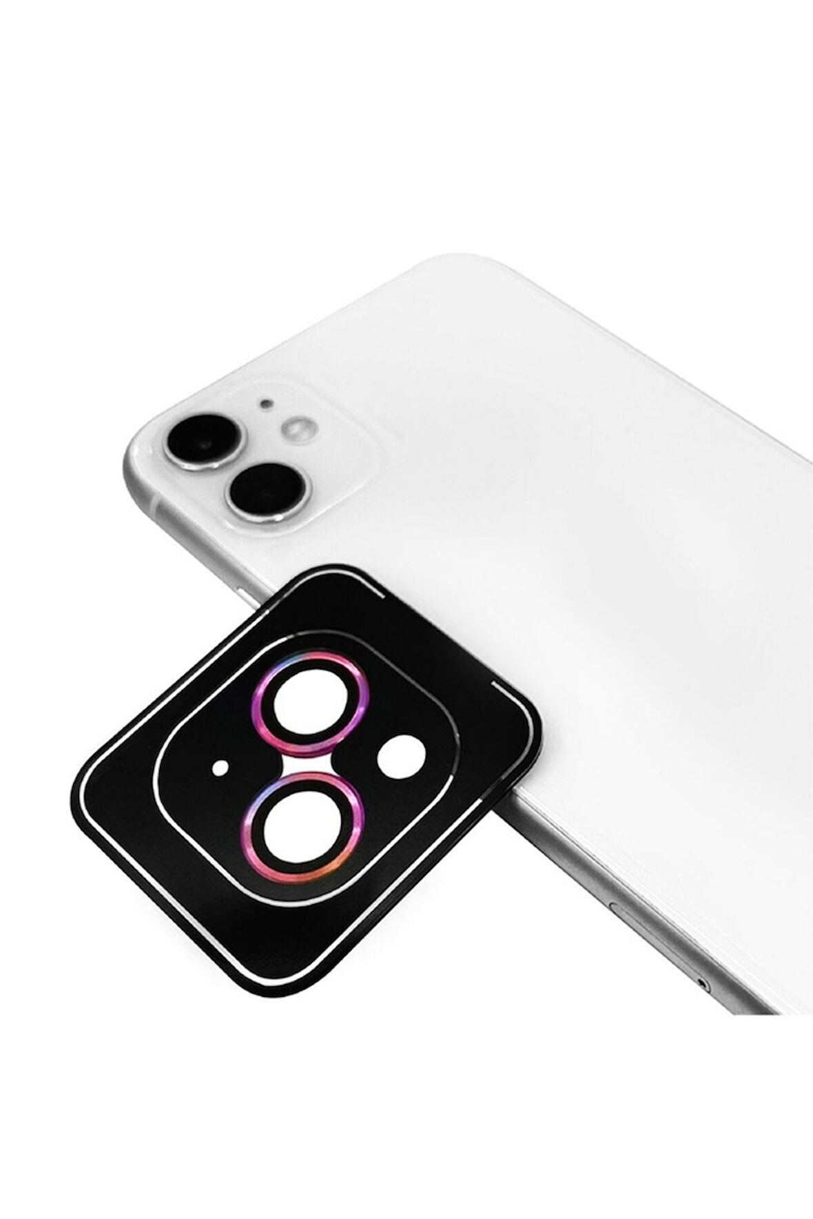 Apple iPhone 13 Mini Uyumlu Zore CL-09 Kamera Lens Koruyucu Colorful