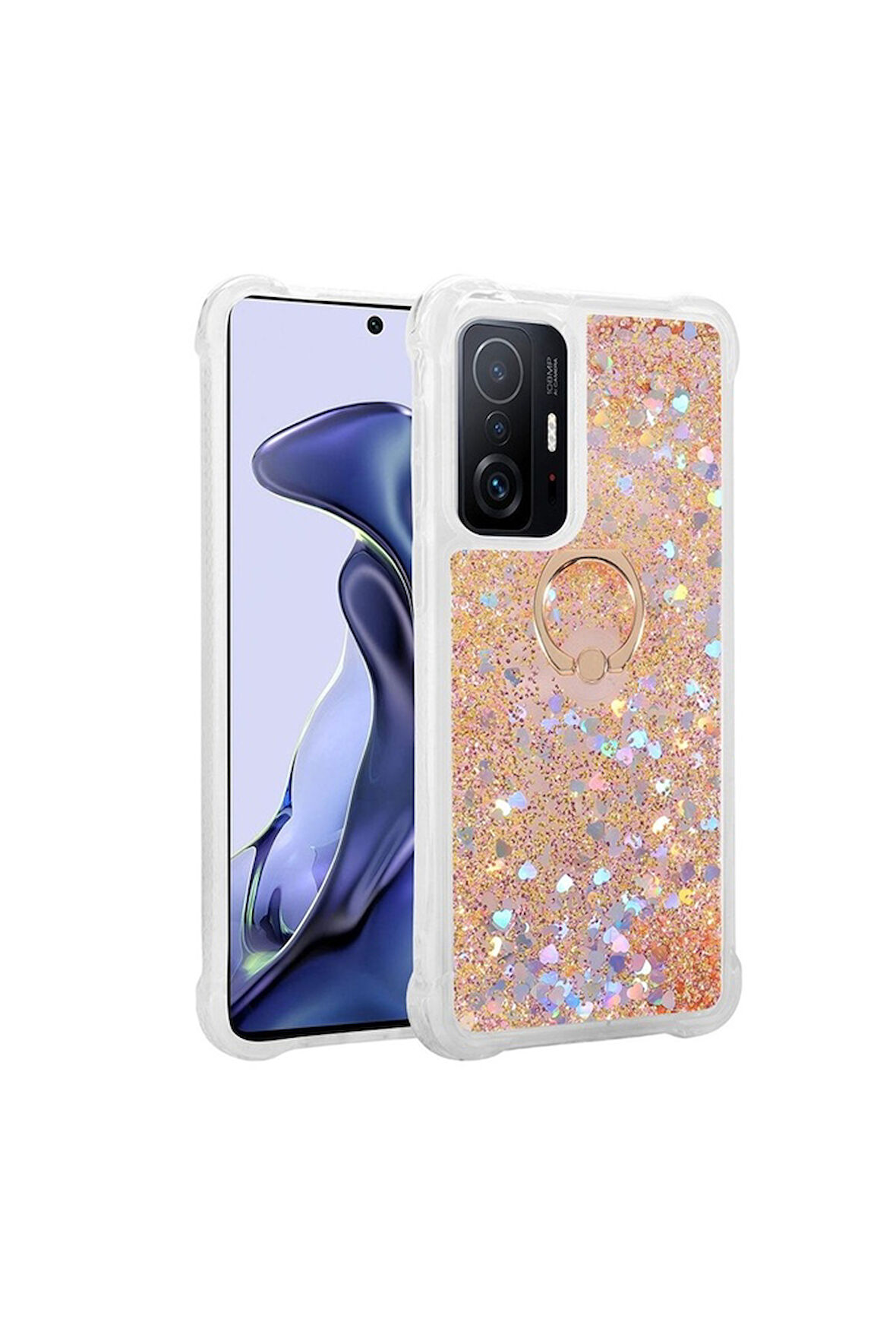 Xiaomi Mi 11T Pro 5G Uyumlu Kılıf Zore Milce Kapak Gold