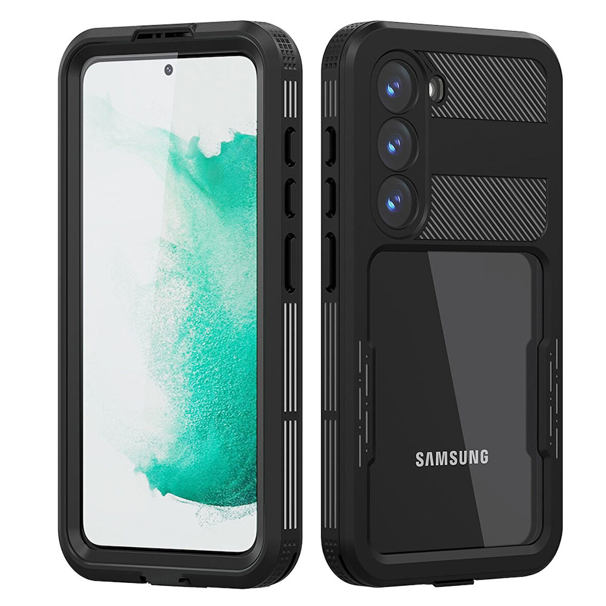 Samsung Galaxy S23 Uyumlu Kılıf 1-1 Su Geçirmez Kılıf