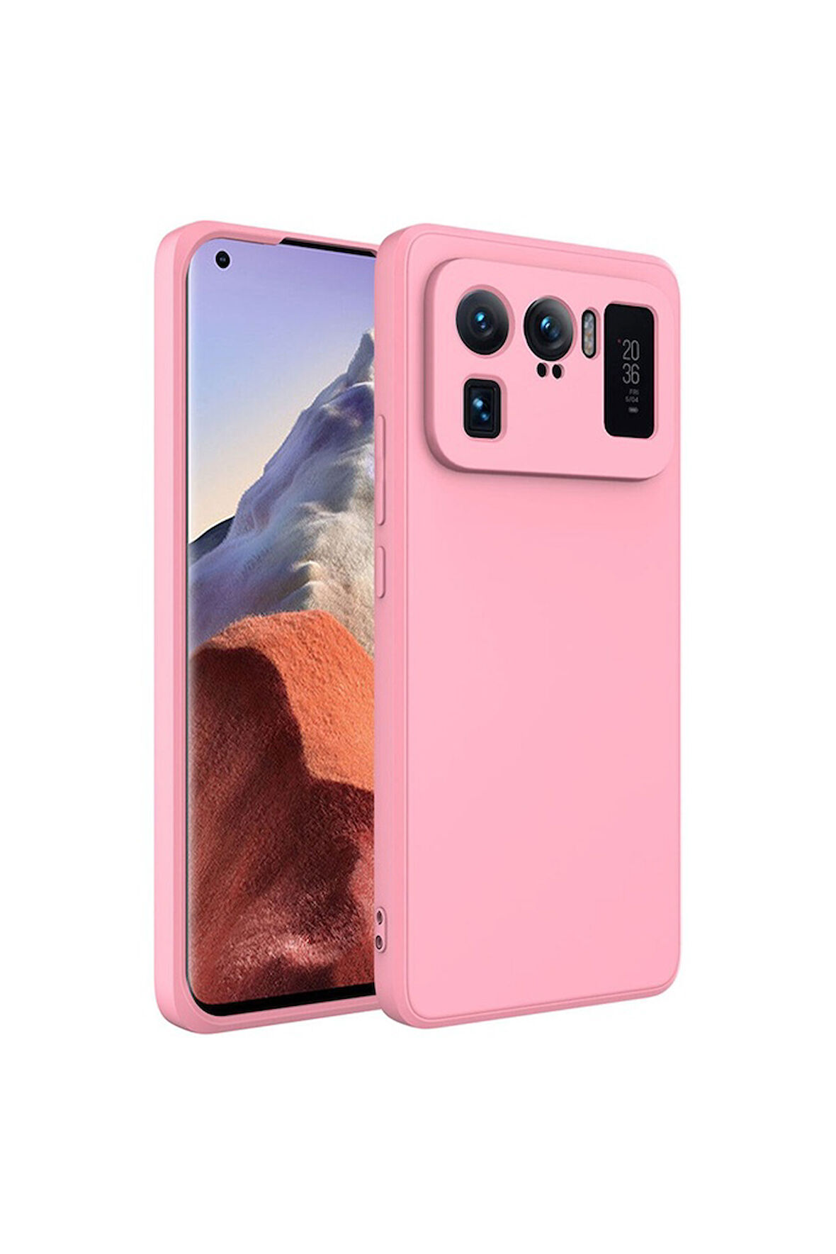 Xiaomi Mi 11 Ultra Uyumlu Kılıf Zore Mara Lansman Kapak Pembe