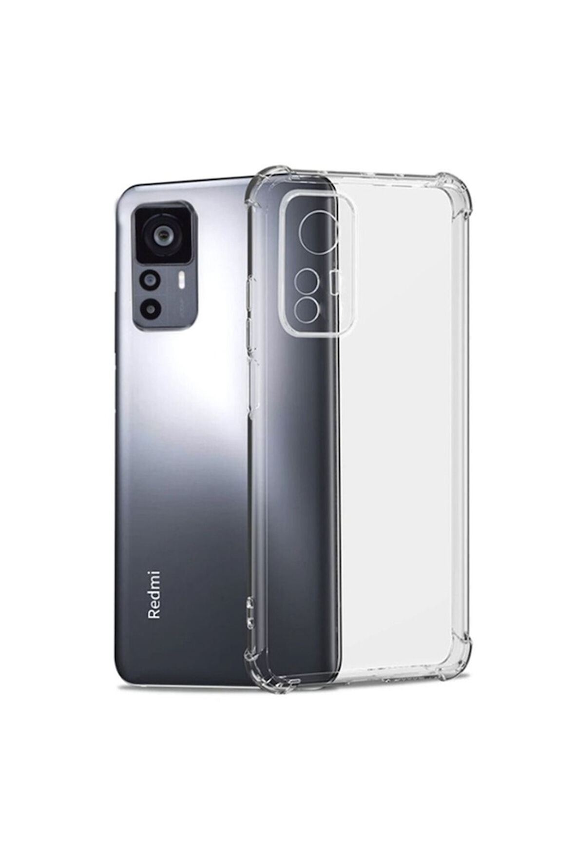 Xiaomi Mi 12T Uyumlu Kılıf Zore Kamera Korumalı Nitro Anti Shock Silikon