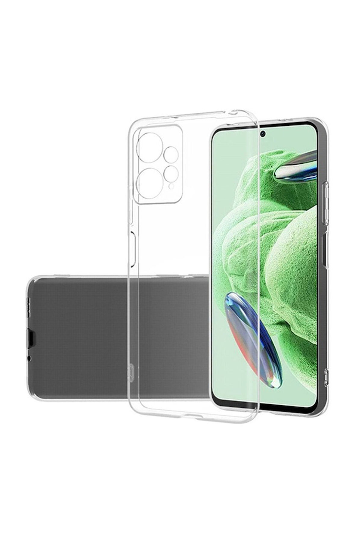 Xiaomi Redmi Note 12 4G Uyumlu Kılıf Zore Süper Silikon Kapak