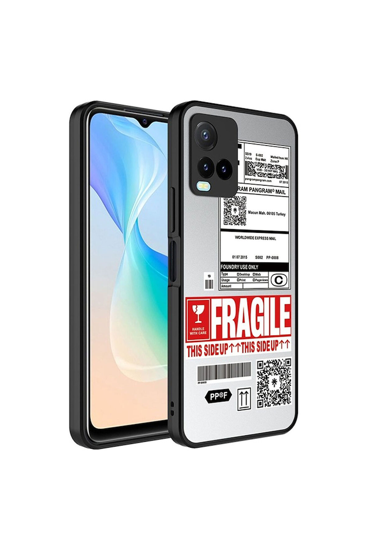 Vivo Y32 Uyumlu Kılıf Aynalı Desenli Kamera Korumalı Parlak Zore Mirror Kapak Fragile