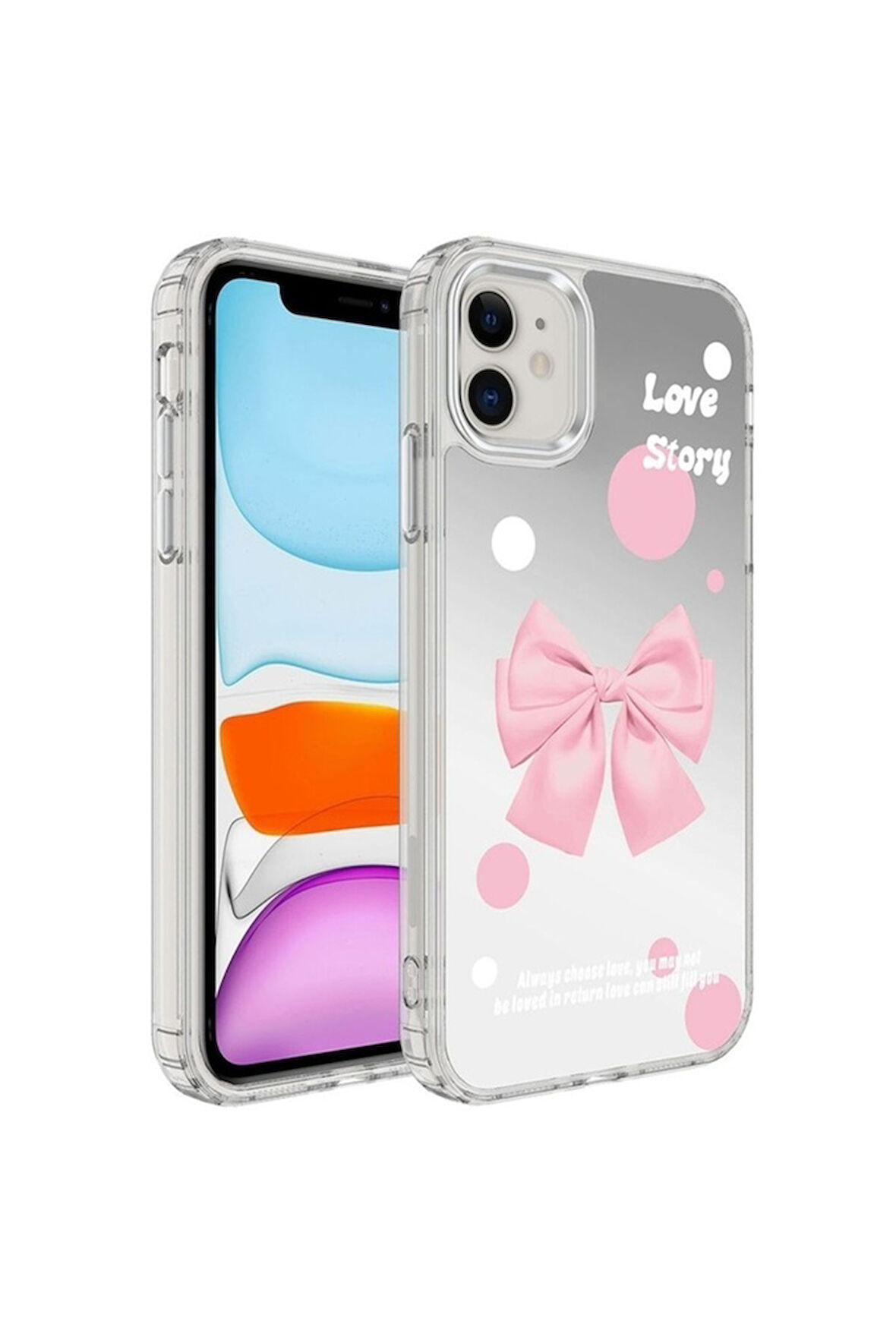Apple iPhone 11 Uyumlu Kılıf Airbagli Parlak Tasarımlı Zore Mimbo Kapak NO2