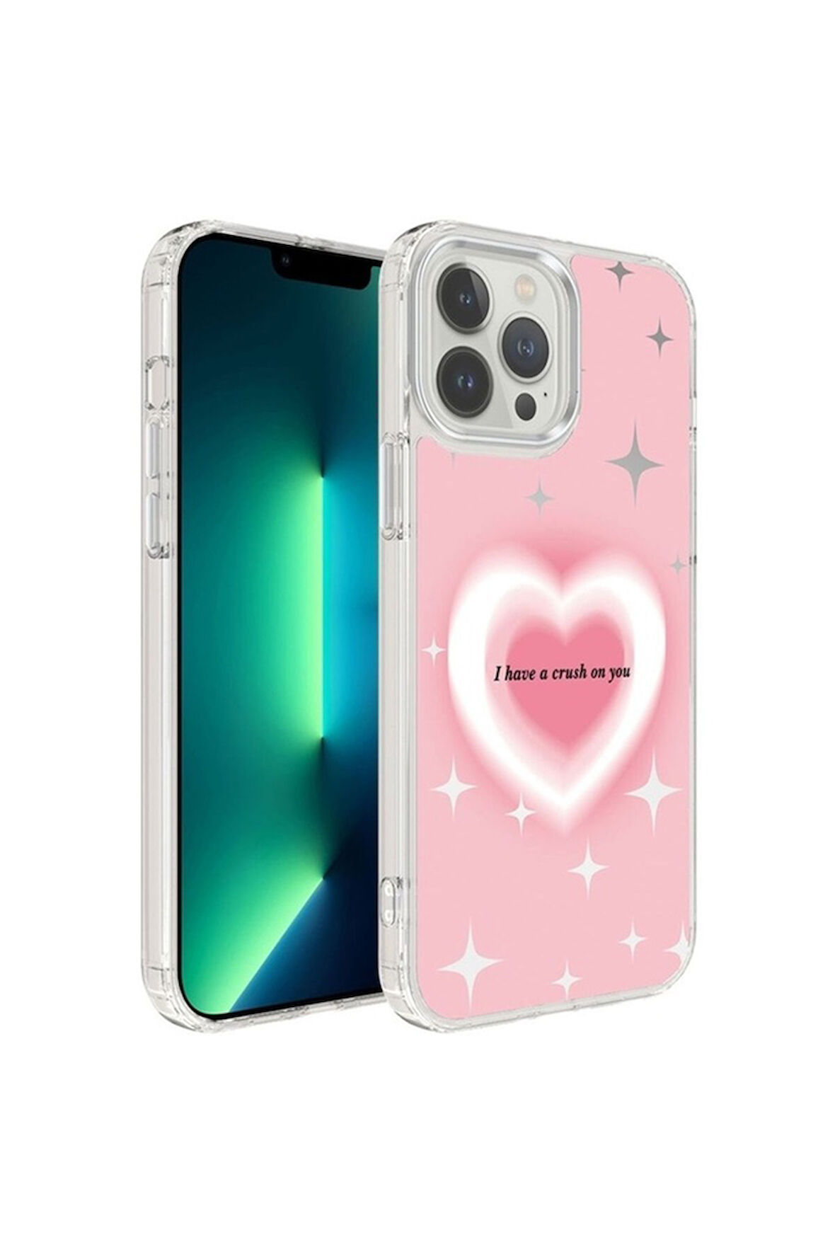 Apple iPhone 13 Pro Uyumlu Kılıf Airbagli Parlak Tasarımlı Zore Mimbo Kapak NO1