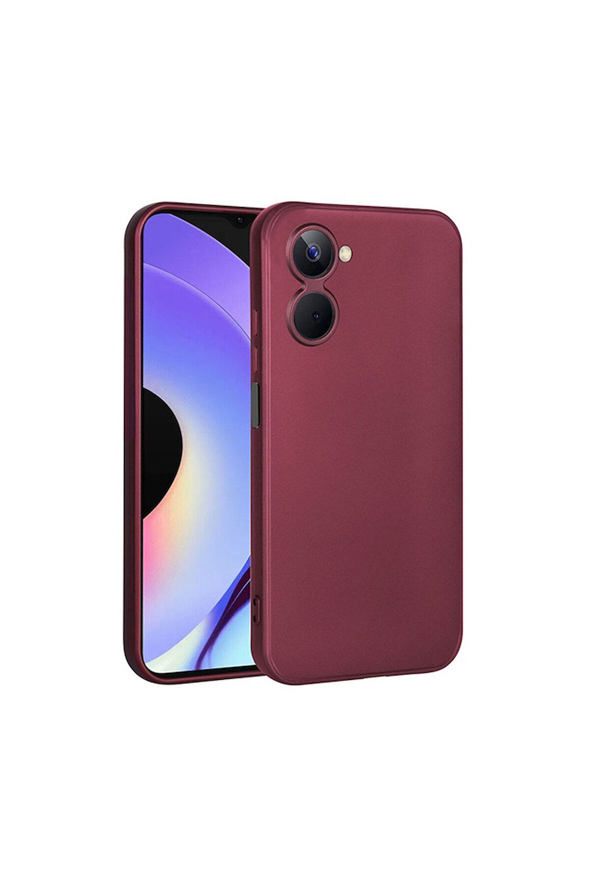 Realme 10 Uyumlu 4G Kılıf Zore Premier Silikon Kapak Mürdüm
