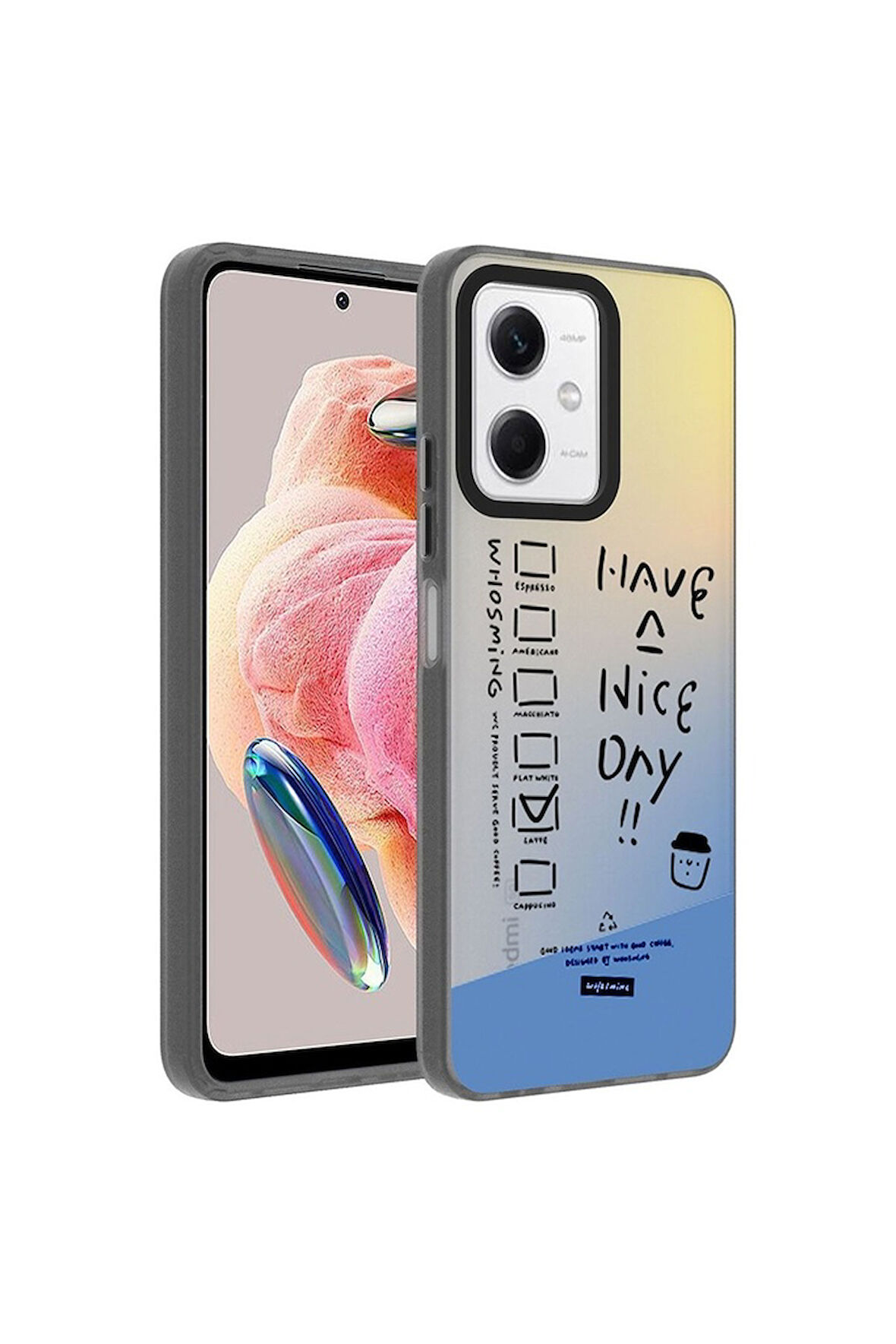 Xiaomi Redmi Note 12 4G Uyumlu Kılıf Desenli Zore Dragon Sert Kapak Have