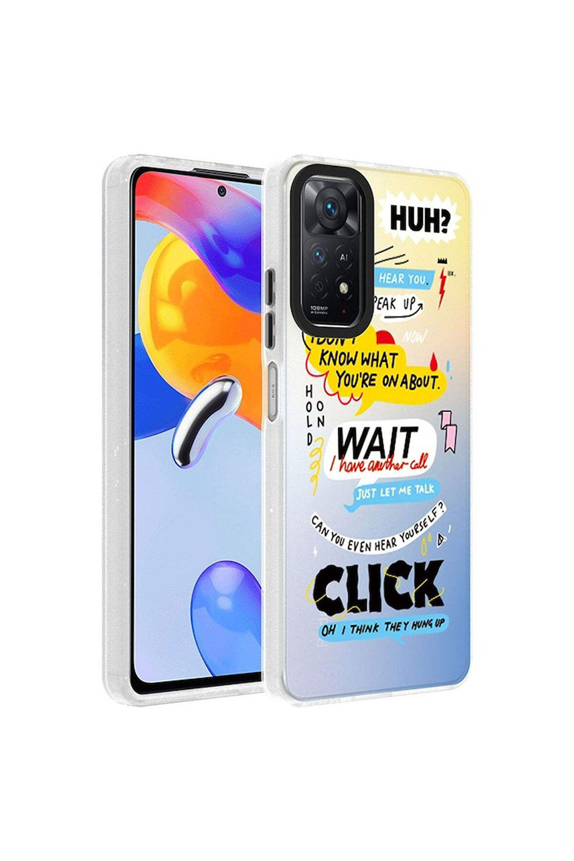 Xiaomi Redmi Note 12 Pro 4G Uyumlu Kılıf Desenli Zore Dragon Sert Kapak Kelimeler