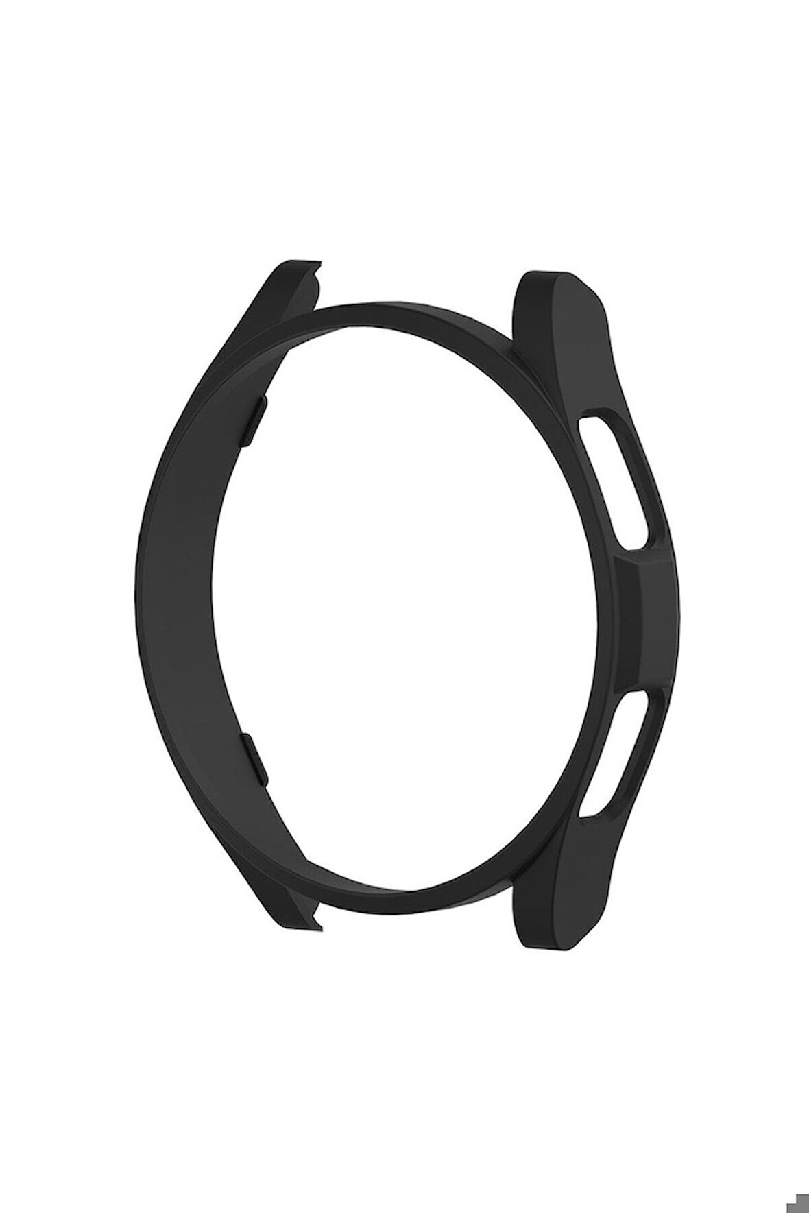 Samsung Galaxy Watch 6 Classic 47mm Uyumlu Sert PC Kasa Koruyucu Zore Watch Gard 28 Siyah