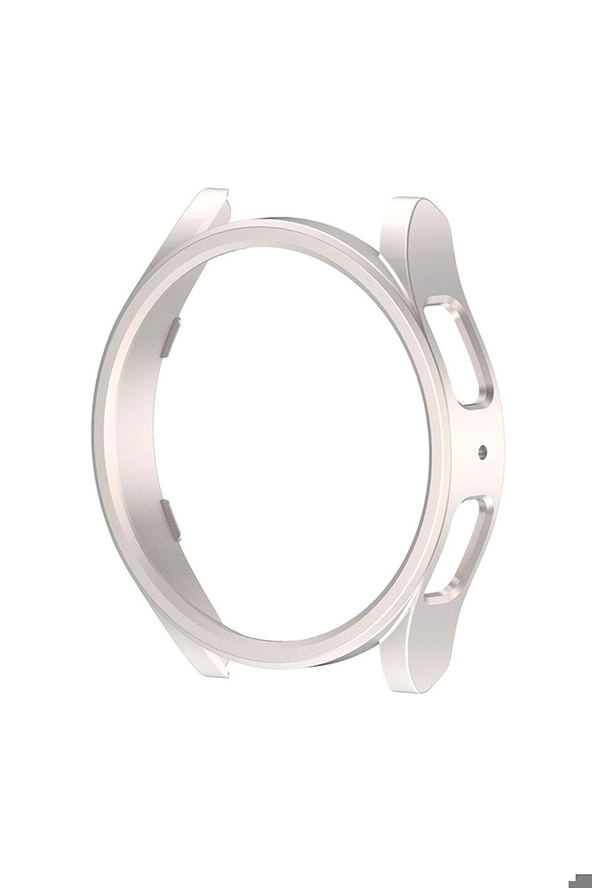 Samsung Galaxy Watch 6 44mm Uyumlu Sert PC Kasa Koruyucu Zore Watch Gard 16 Starlight