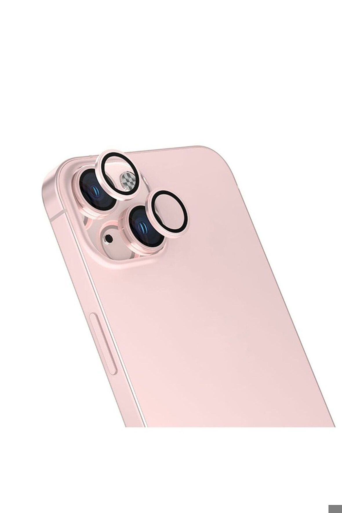 Apple iPhone 15 Uyumlu Zore CL-13 Kamera Lens Koruyucu Pembe