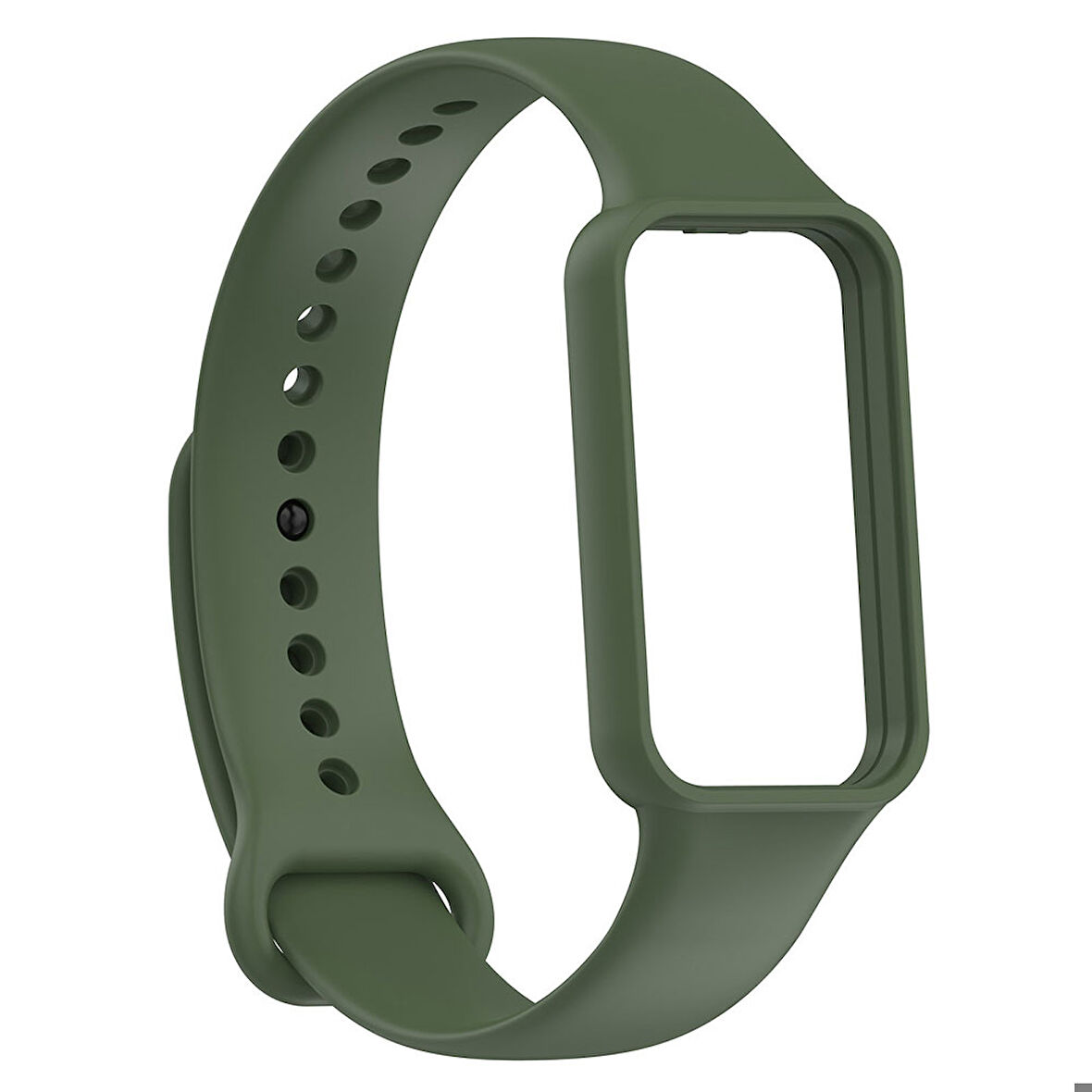 Xiaomi Redmi Smart Band 2 Uyumlu Kordon Silikon Soft Yüzey Yumuşak Zore KRD-87 Kayış Koyu Yeşil