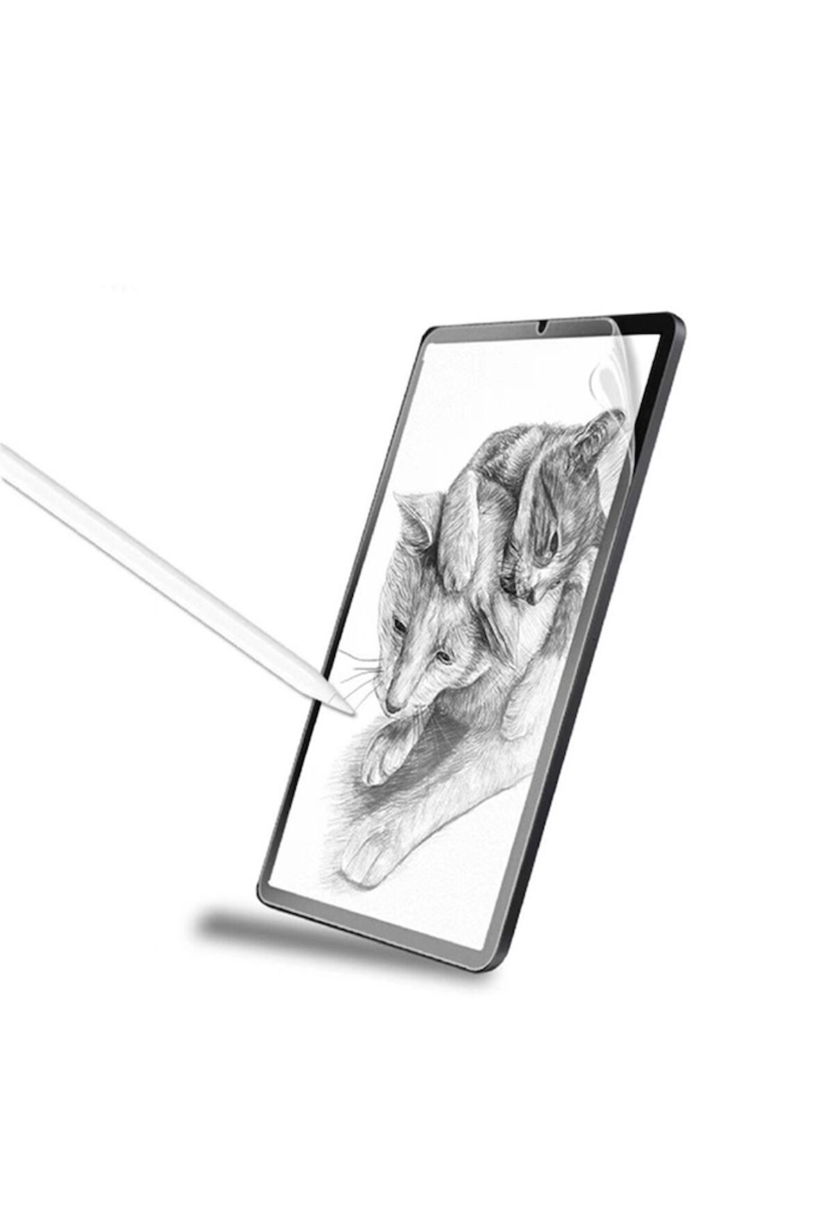 Samsung Galaxy Tab S9 Plus Uyumlu Kağıt Hisli Mat Zore Paper-Like Ekran Koruyucu