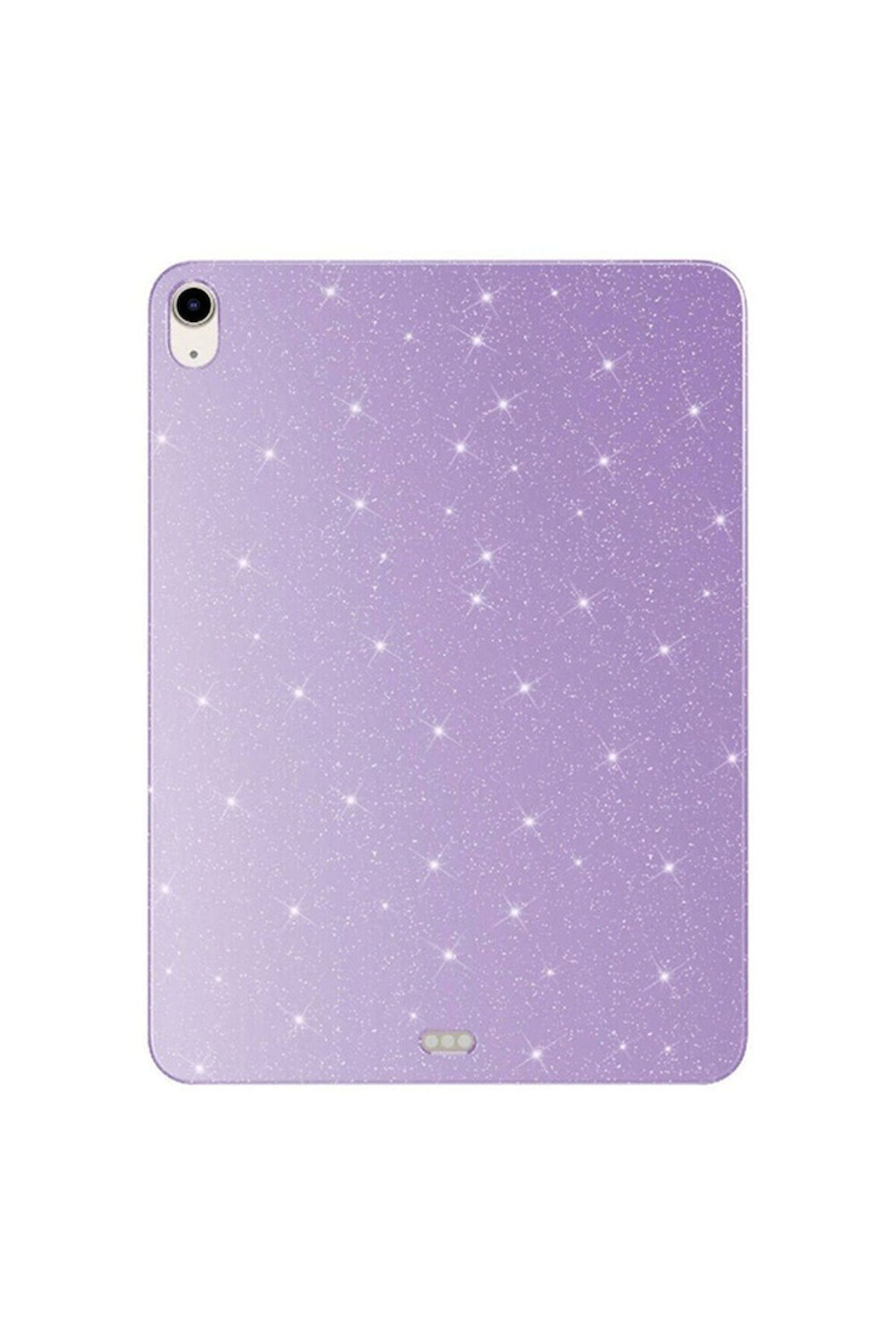 Apple iPad Air 10.9 2020 (4.Nesil) Uyumlu Simli Parlak Görünümlü Zore Tablet Koton Kılıf Lila