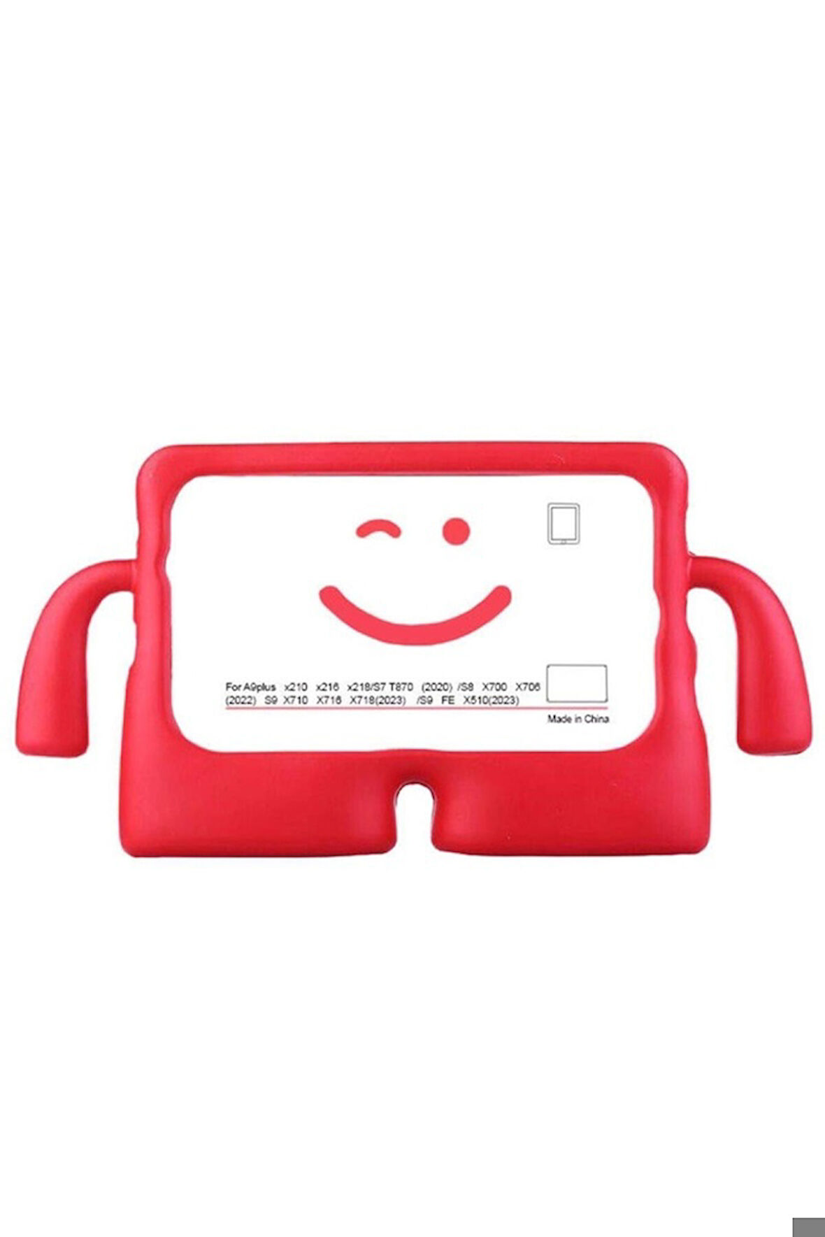 Samsung Galaxy Tab A9 Plus Uyumlu Zore iBuy Standlı Tablet Kılıf Kırmızı