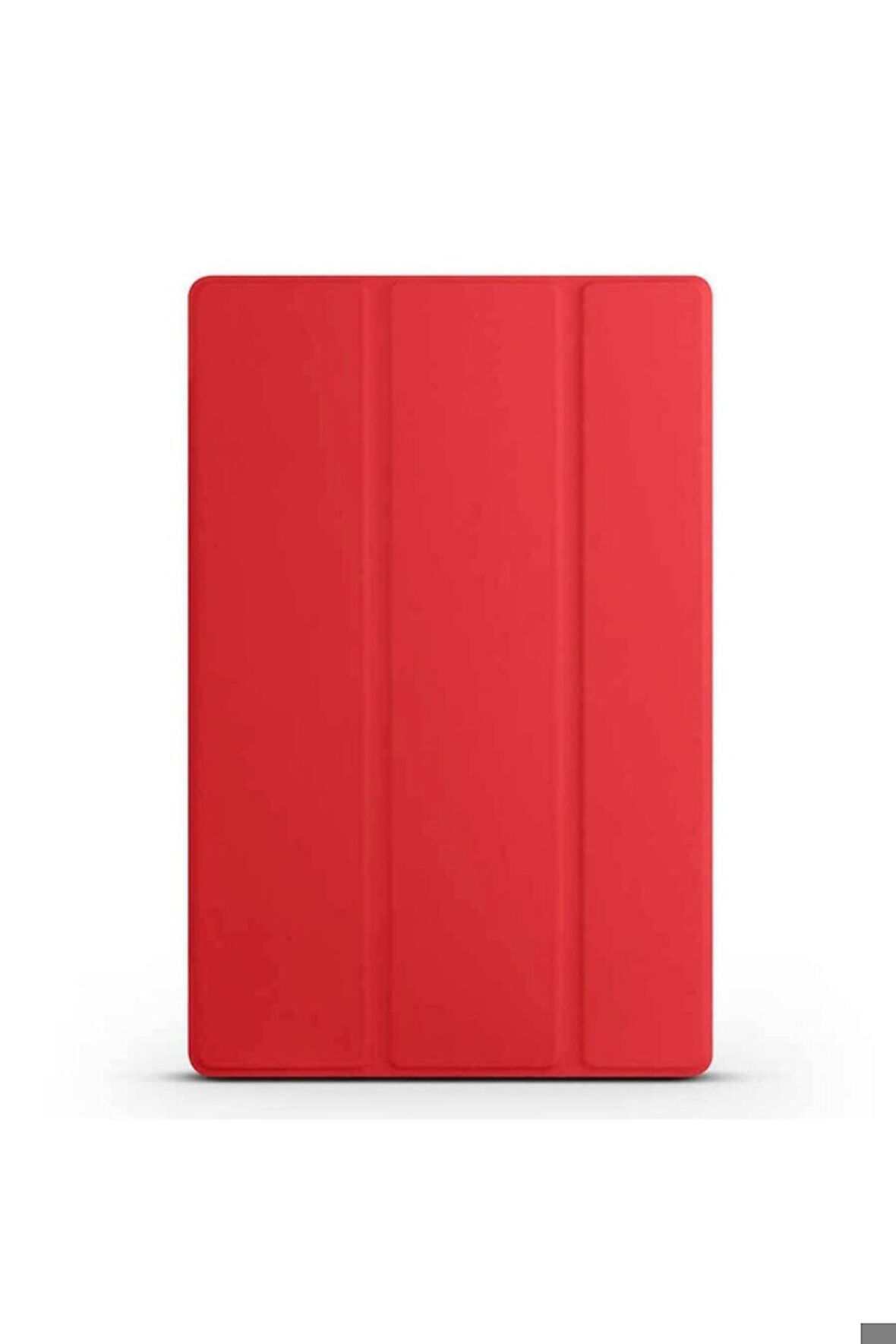 Samsung Galaxy Tab S9 FE Uyumlu Zore Smart Cover Standlı 1-1 Kılıf Kırmızı