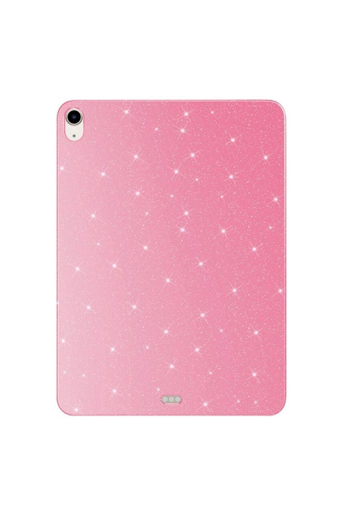 Apple iPad Air 10.9 2022 (5 Nesil) Uyumlu Simli Parlak Görünümlü Zore Tablet Koton Kılıf Pembe