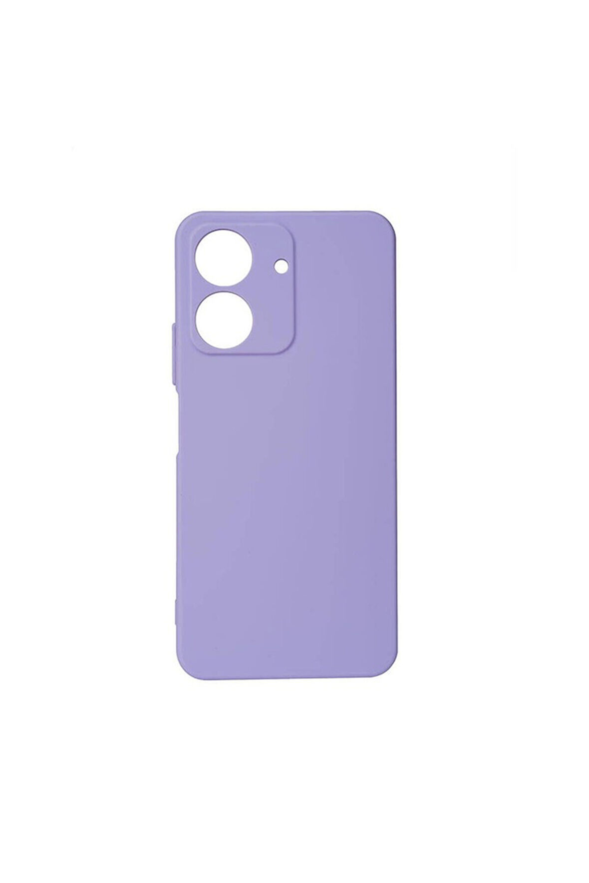 Xiaomi Poco C65 Uyumlu Kılıf Zore Biye Silikon Lila