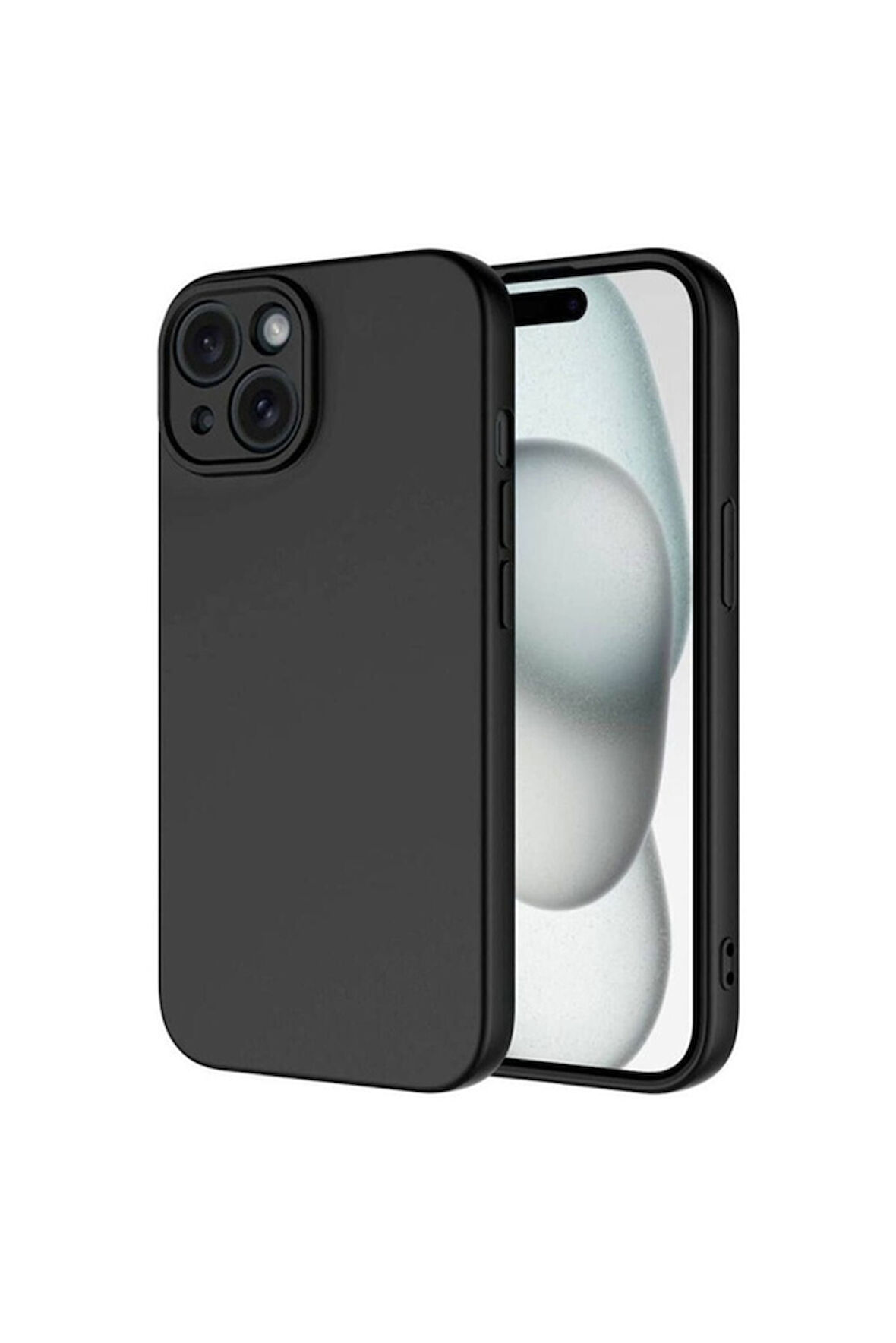 Apple iPhone 15 Plus Uyumlu Kılıf Zore Mara Lansman Kapak Siyah