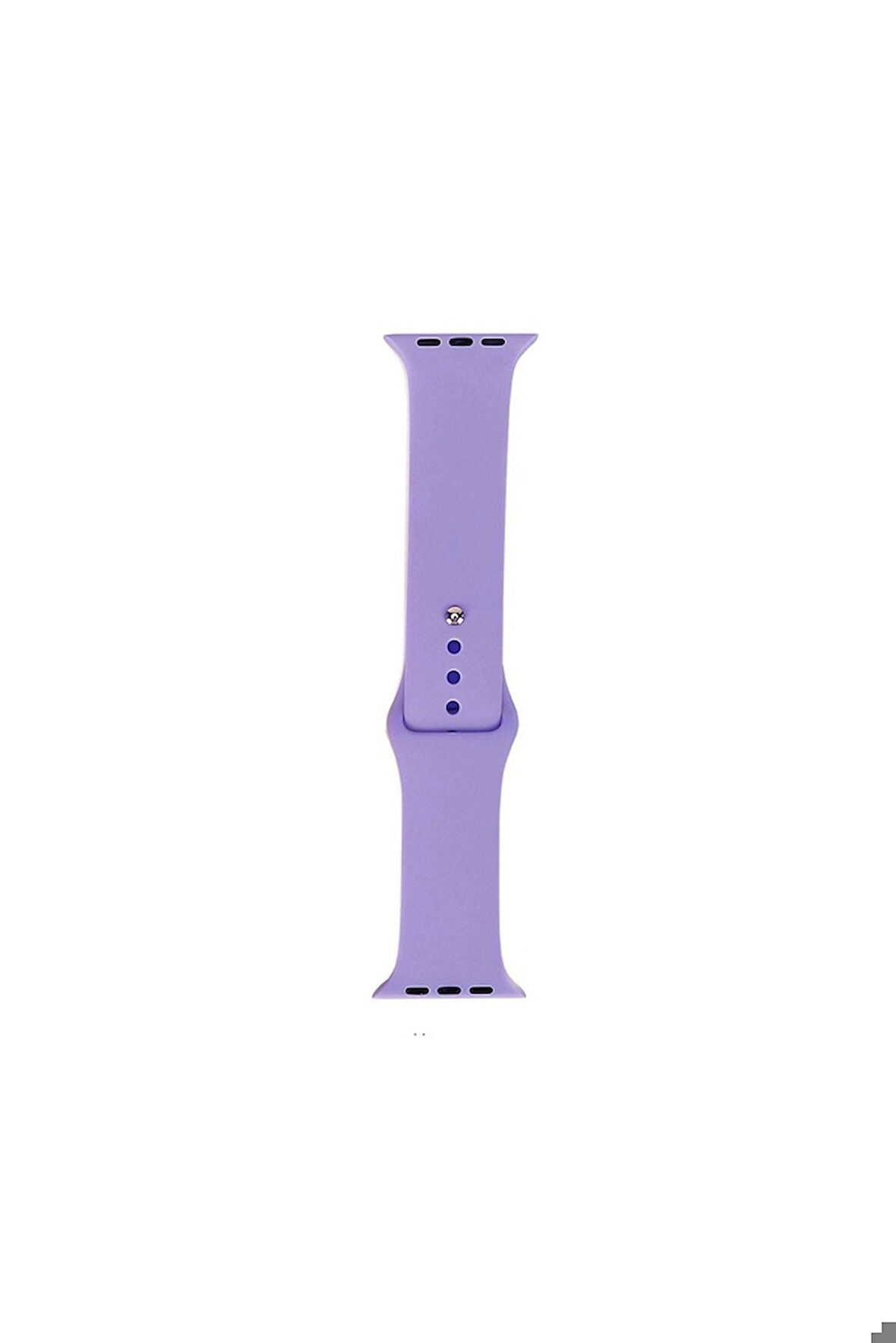 Apple Watch 44mm Uyumlu Band Serisi Klasik Kordon Silikon Strap Kayış Lavender