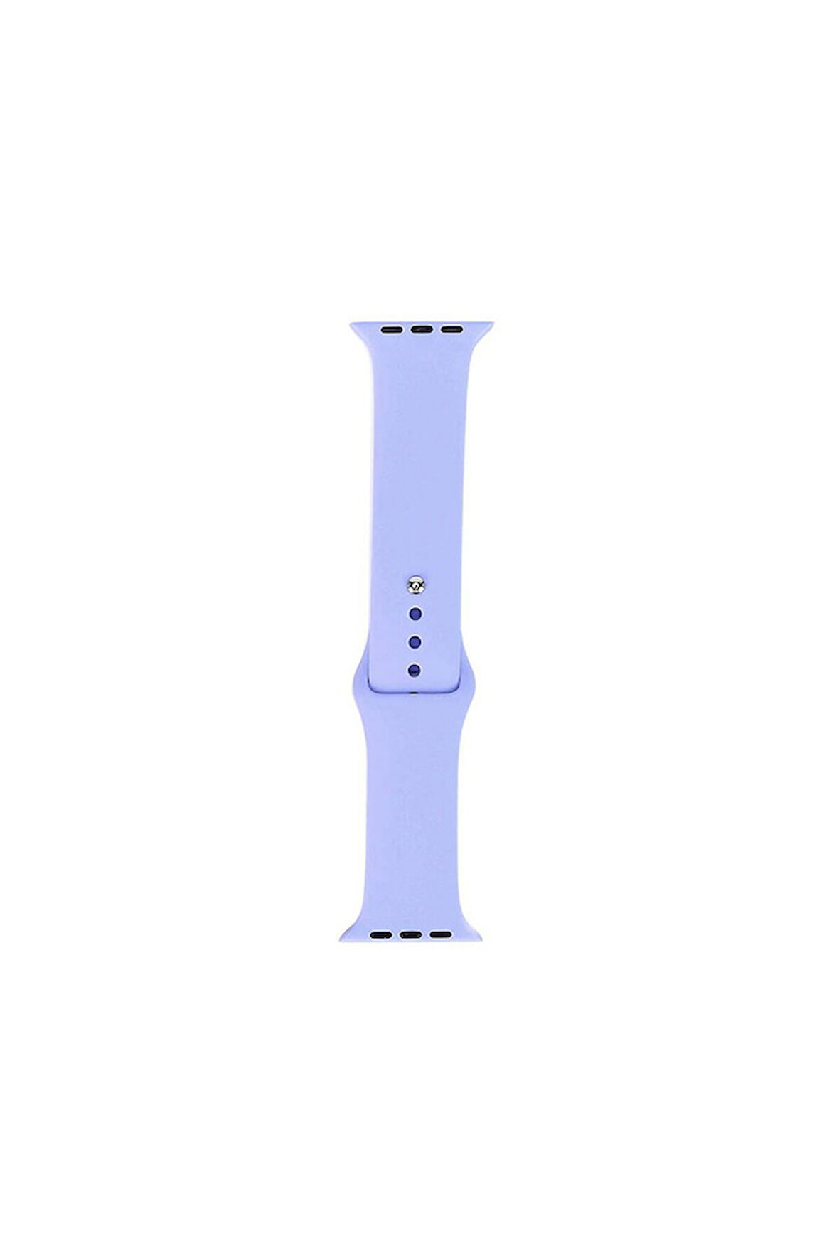 Apple Watch Ultra 49mm Uyumlu Band Serisi Klasik Kordon Silikon Strap Kayış Lila