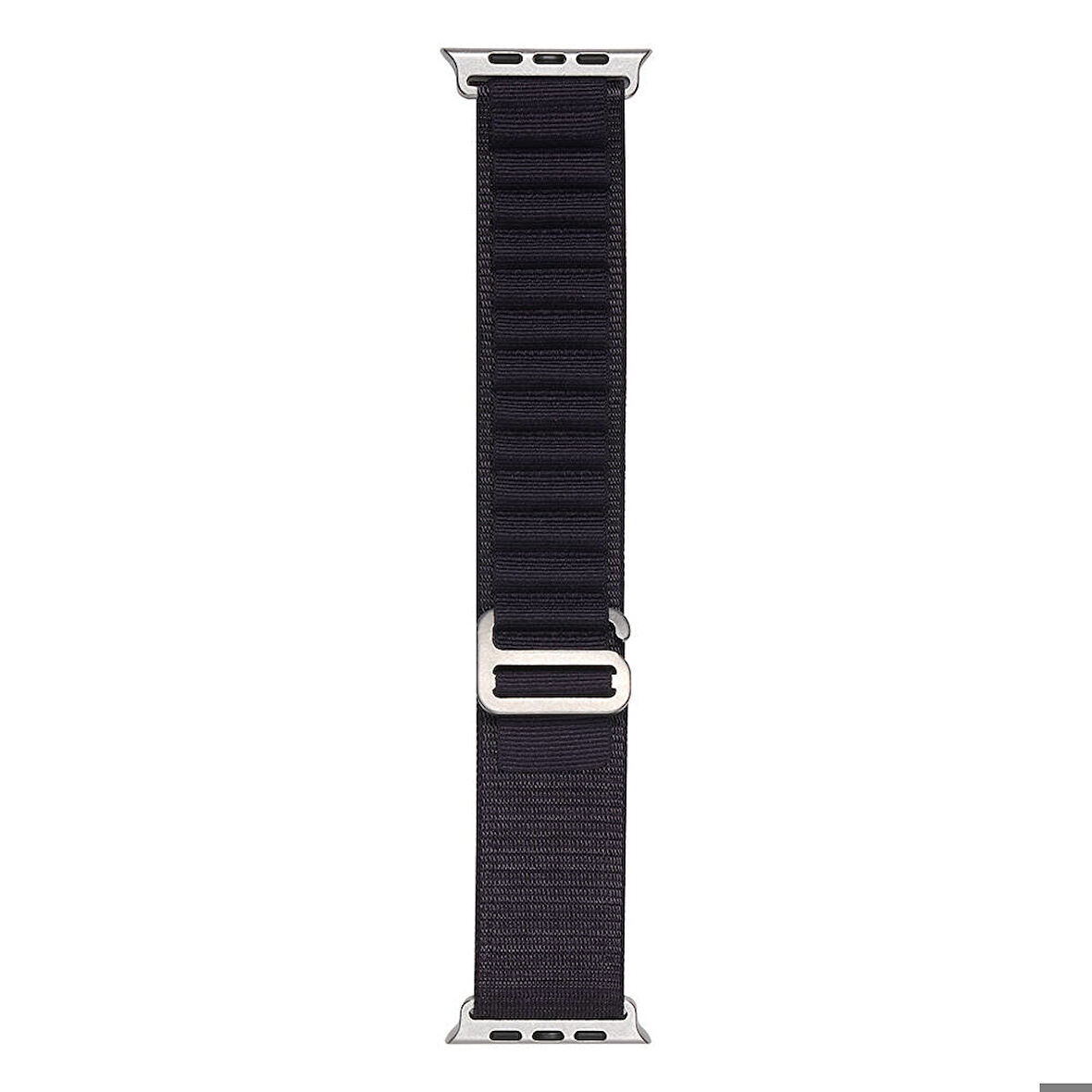 Apple Watch 7 41mm Uyumlu Kordon Naylon Kumaş Spor Görünümlü Band-74 Hasır Kayış Mor