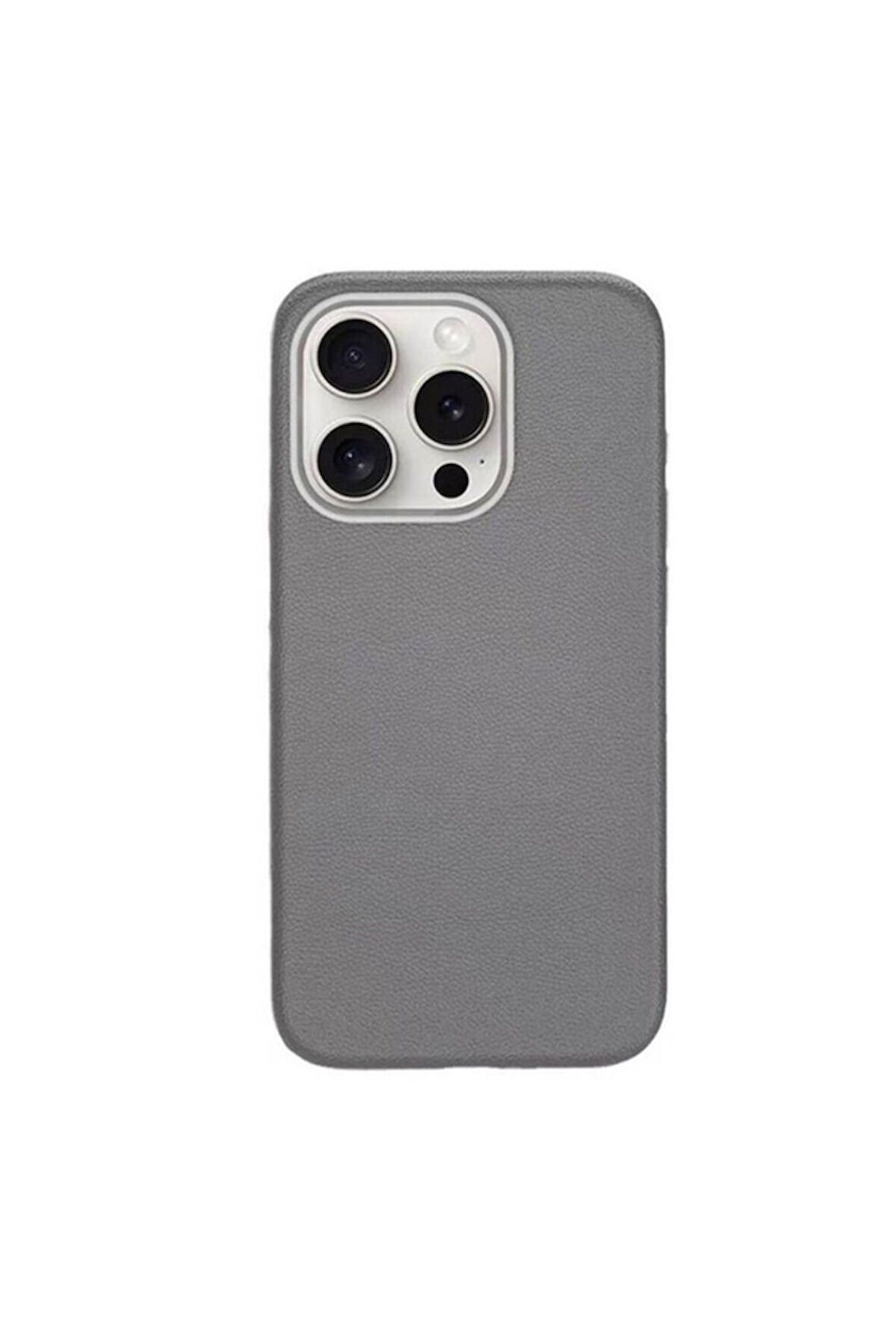 Apple iPhone 14 Pro Max Uyumlu Kılıf Magsafe Şarj Özellikli PU Deri Zore Adora Kapak Koyu Gri