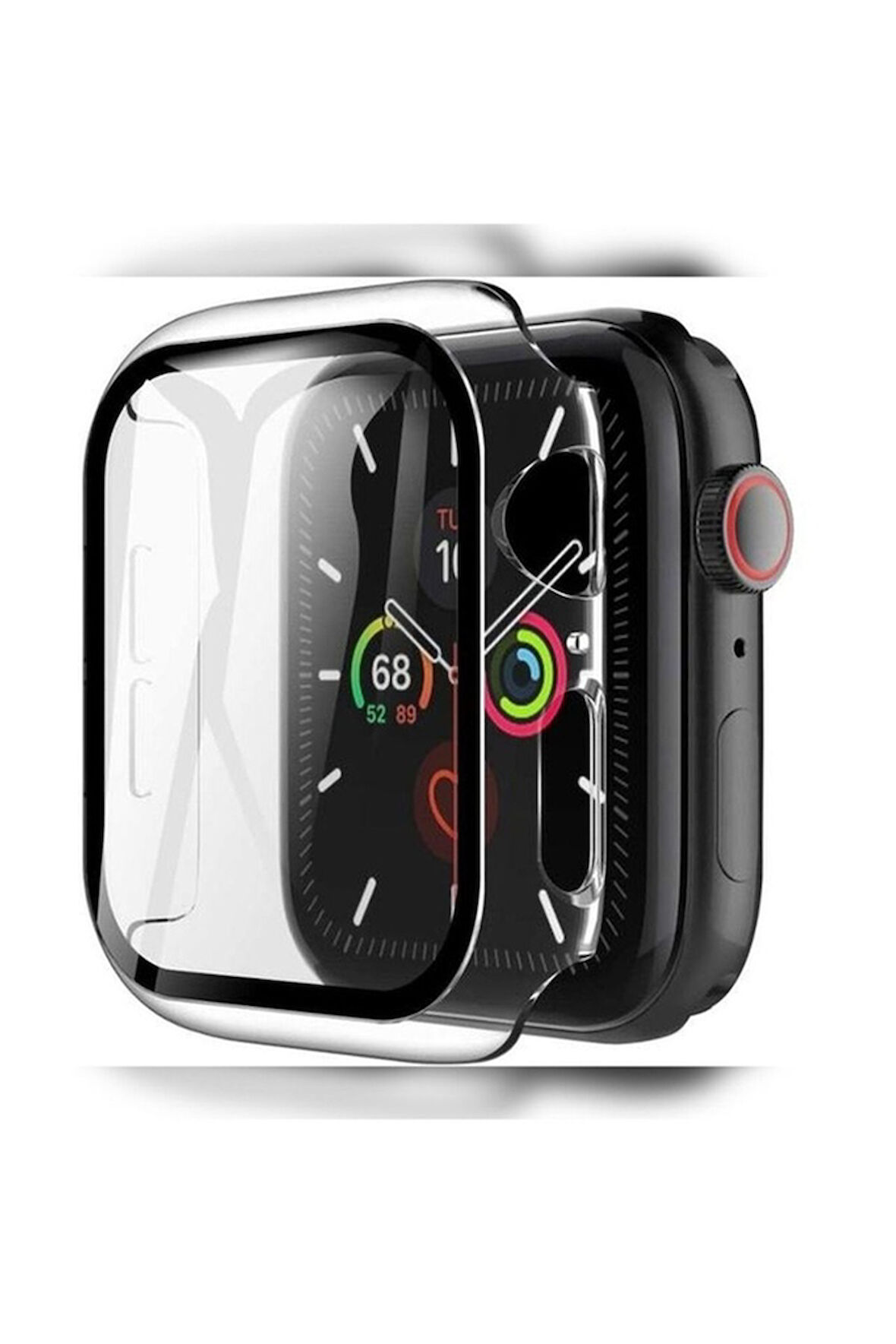 Apple Watch 40mm Uyumlu Zore 01 Kasa ve Ekran Koruyucu Şeffaf