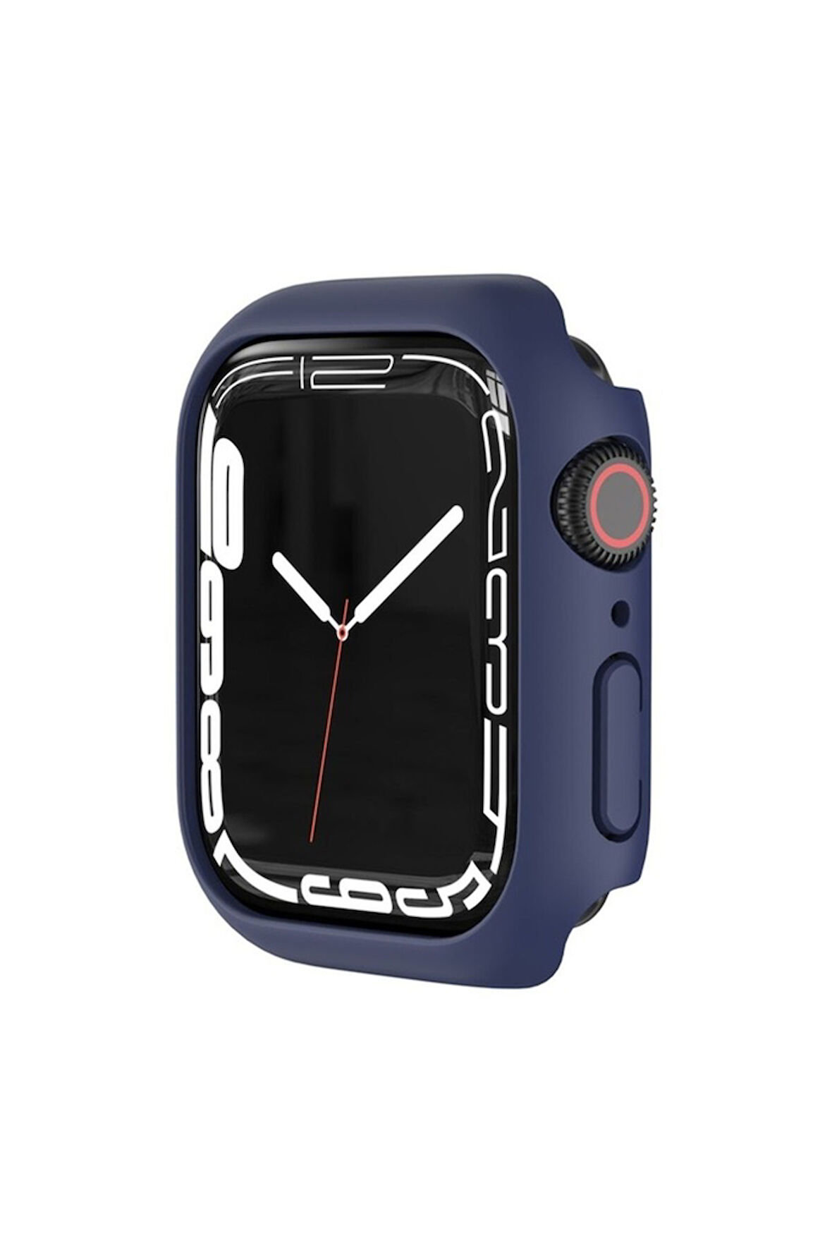 Apple Watch 7 45mm Uyumlu Zore 01 Kasa ve Ekran Koruyucu Lacivert