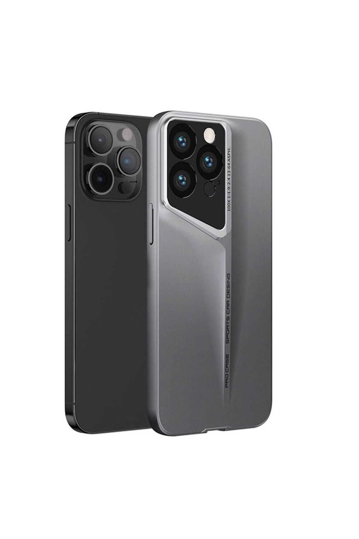 Apple iPhone 15 Pro Uyumlu Kılıf Ultra İnce Kamera Korumalı Sert Rubber Zore Procase Kapak