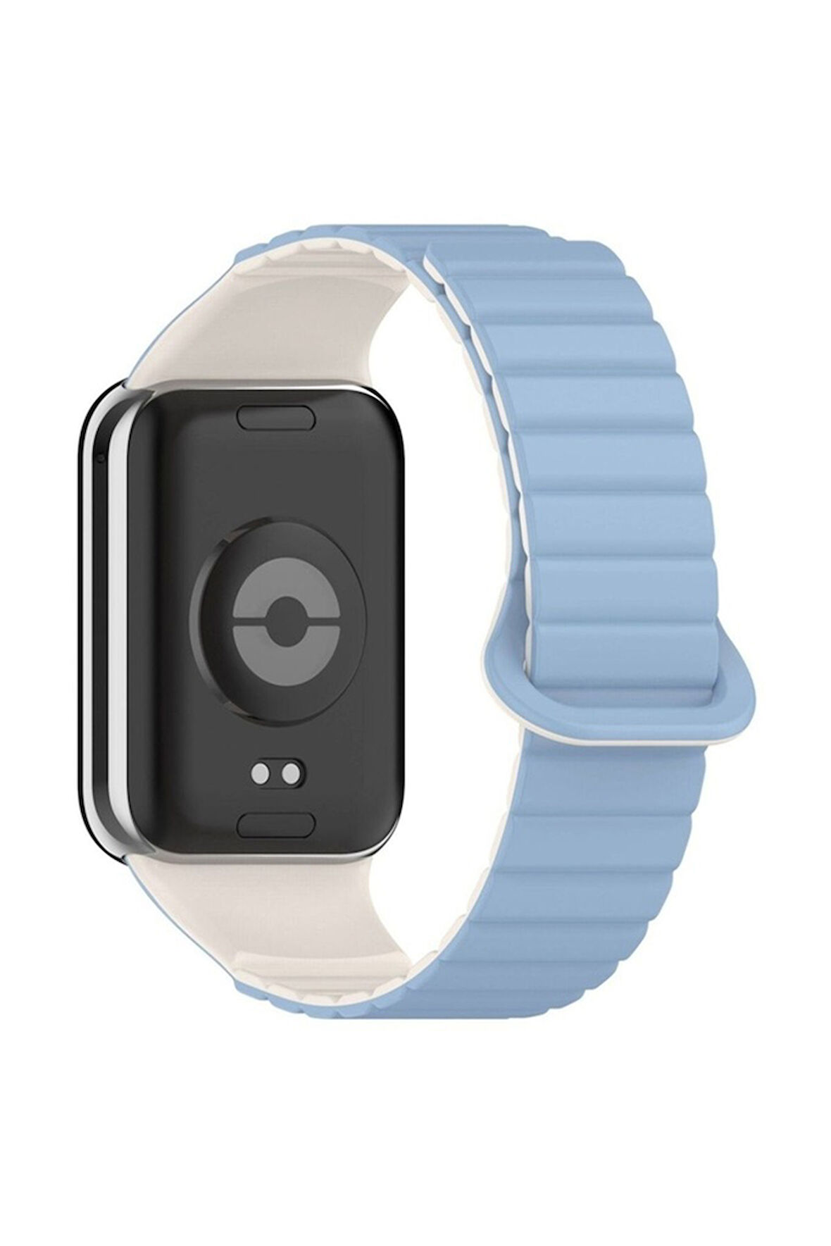 Xiaomi Redmi Watch 4 Uyumlu Silikon Kordon Zore KRD-105 Strap Kayış Mavi-Starlight