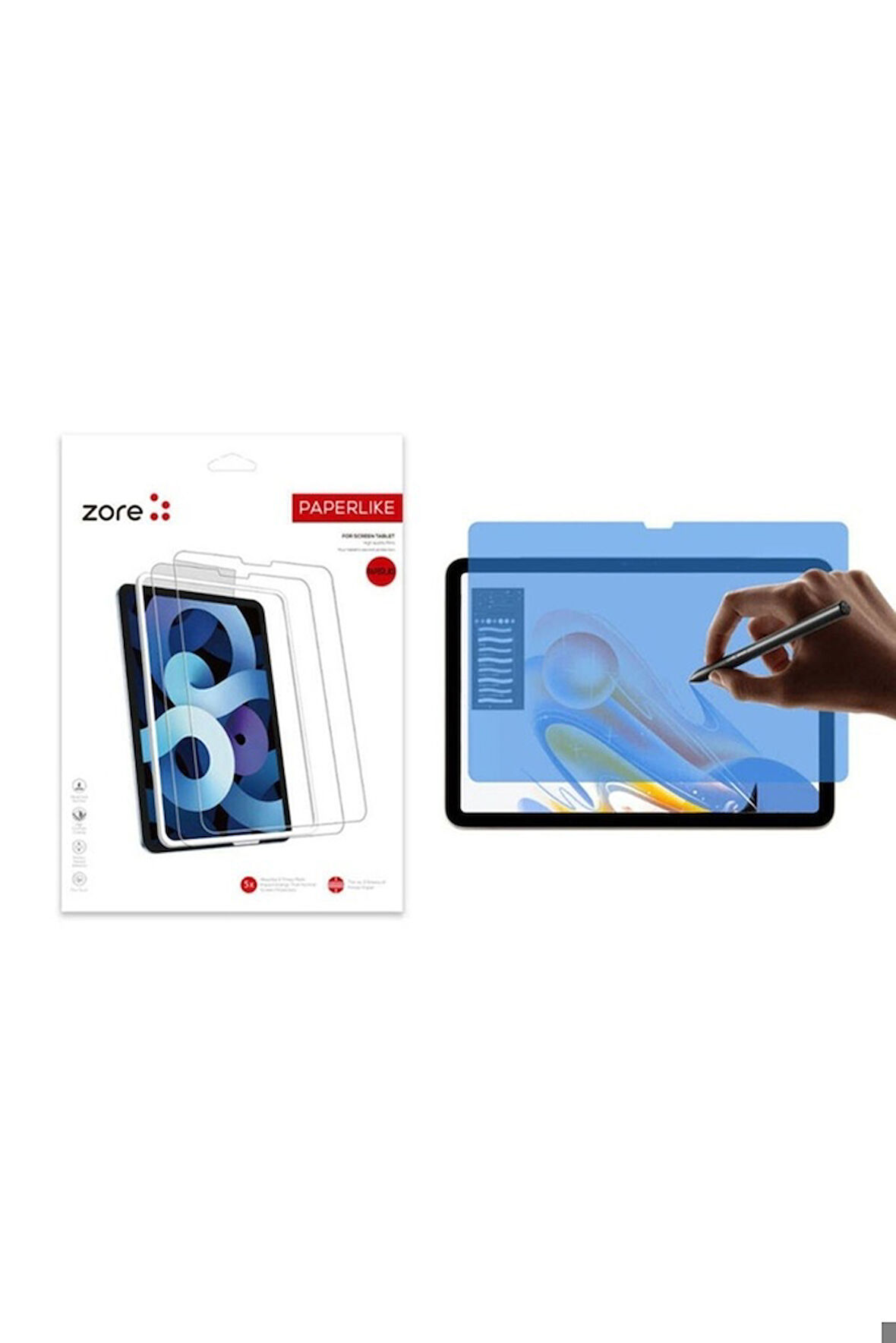 Apple iPad Air 11 2024 Uyumlu Zore Paper-Like Ekran Koruyucu
