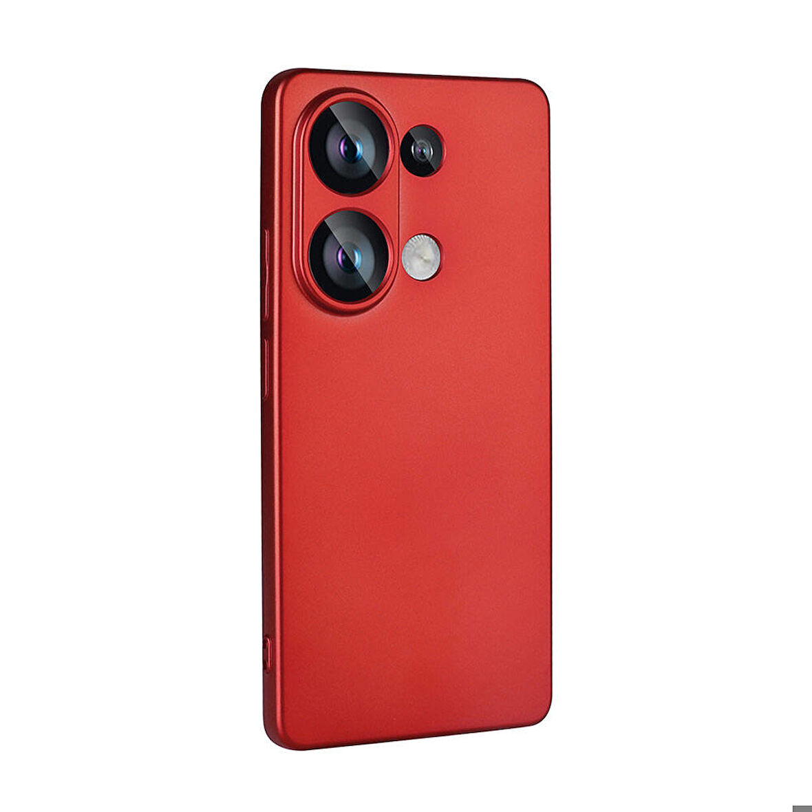 Xiaomi Redmi Note 13 4G Kılıf Zore Premier Silikon Kapak Kırmızı
