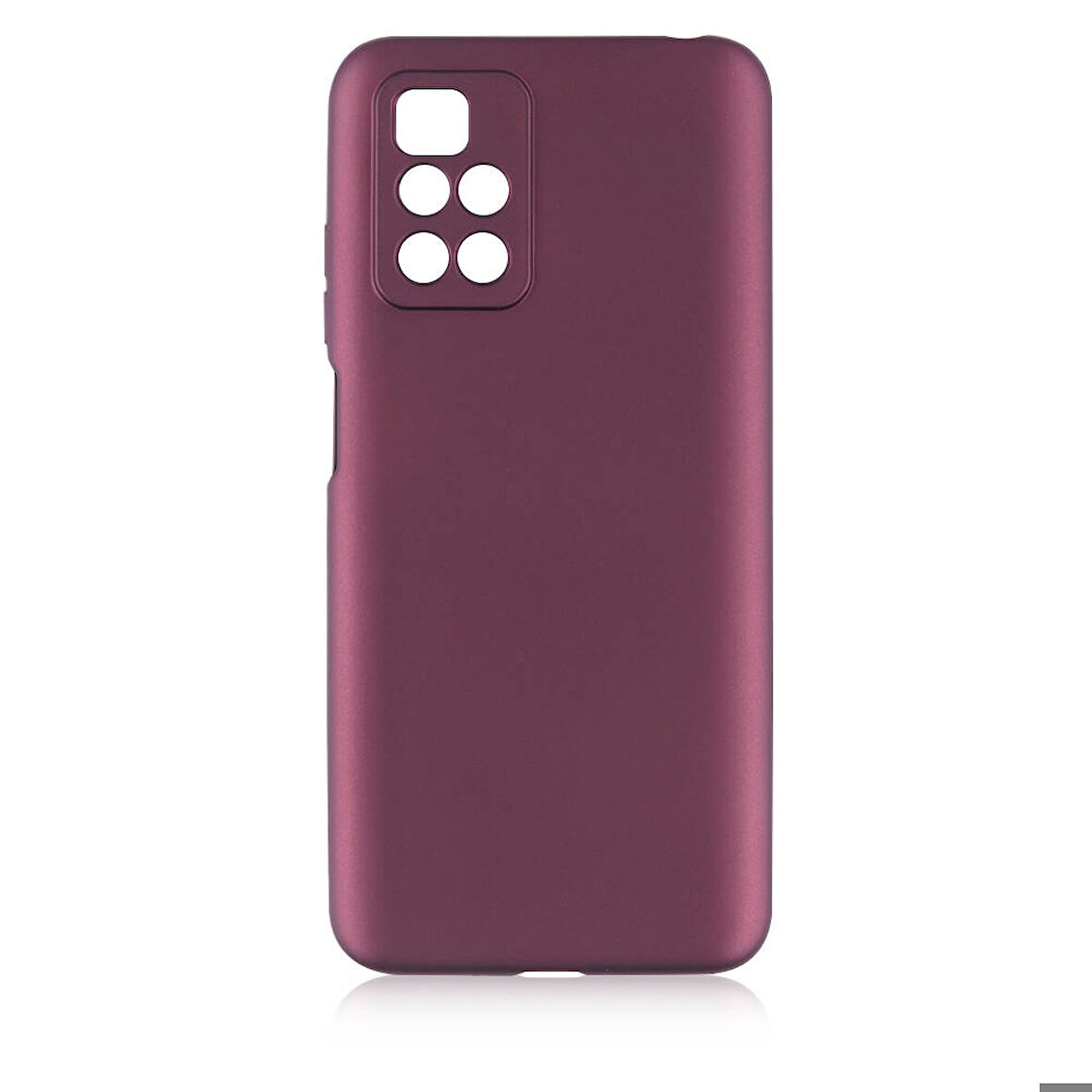 Xiaomi Redmi 10 2022 Uyumlu Kılıf Zore Premier Silikon Kapak Mürdüm
