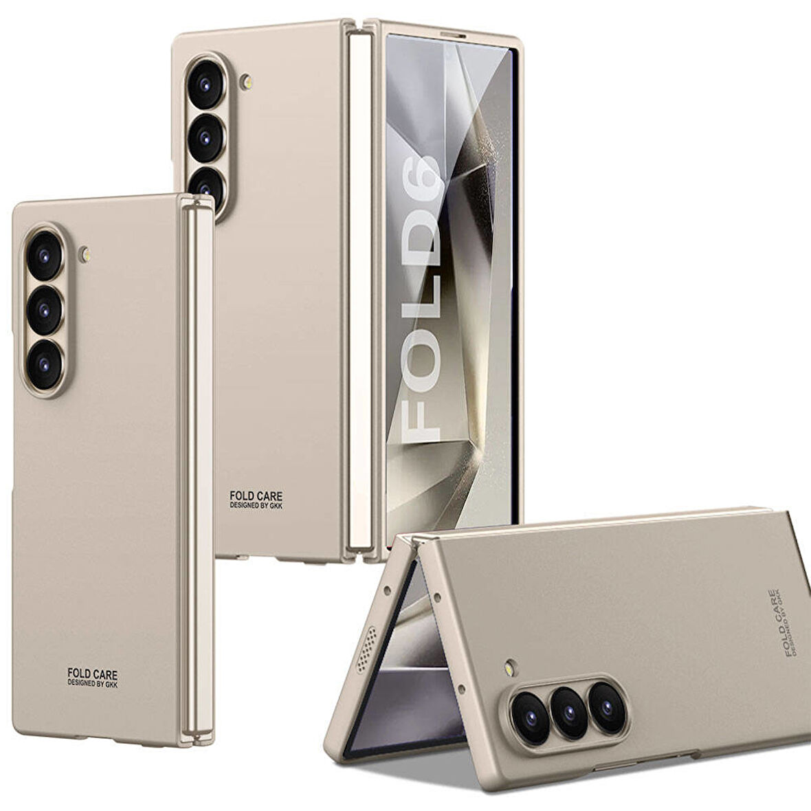 Samsung Galaxy Z Fold 6 Uyumlu Kılıf Zore Sert Kıpta Kapak
