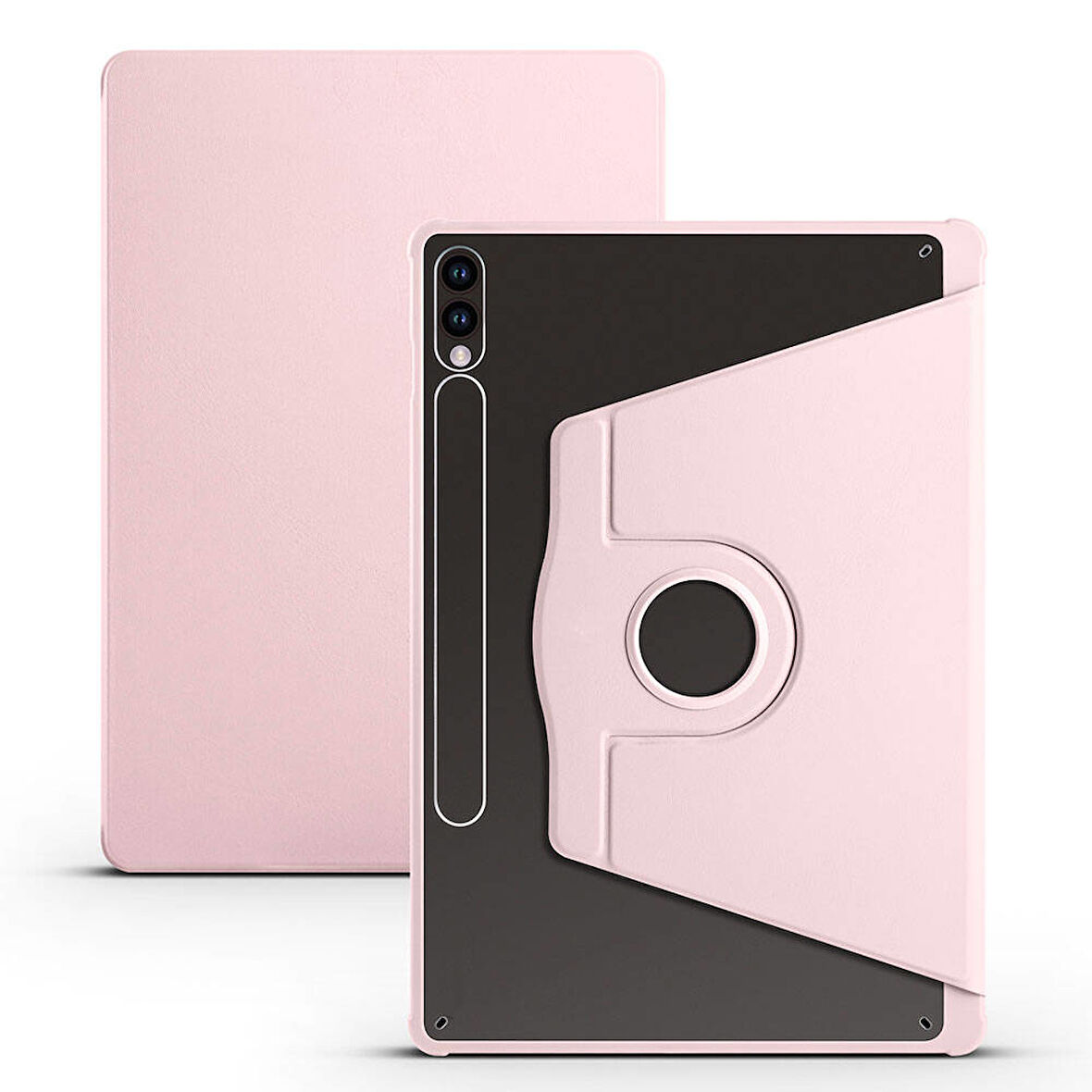 Samsung Galaxy Tab S10 Plus Uyumlu Kılıf Zore Termik Kalem Bölmeli Dönebilen Standlı Kılıf