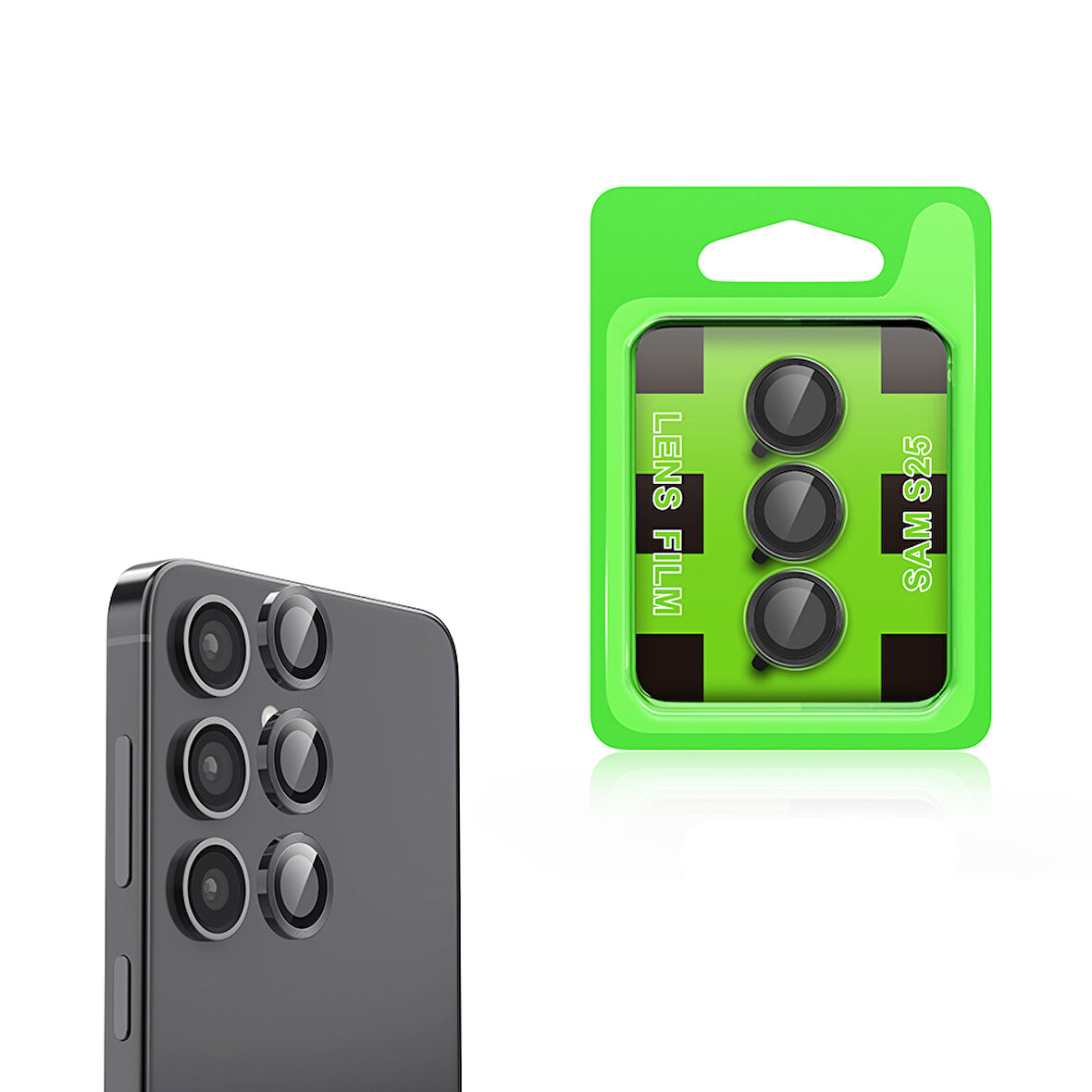 Samsung Galaxy S25 Uyumlu Zore CL-07 Kamera Lens Koruyucu