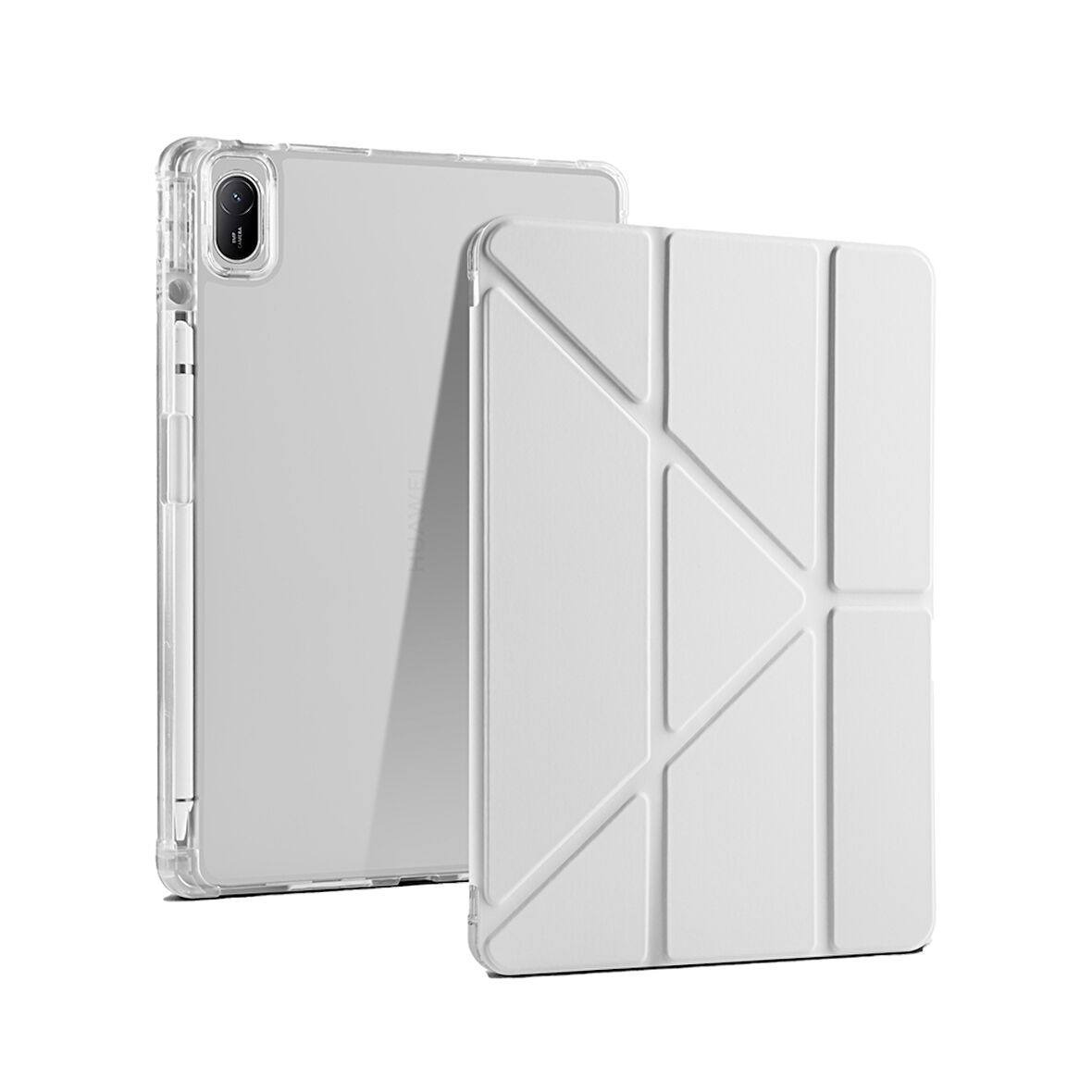 Huawei Mate Uyumlupad SE 11 Kılıf Zore Tri Folding Kalem Bölmeli Standlı Kılıf