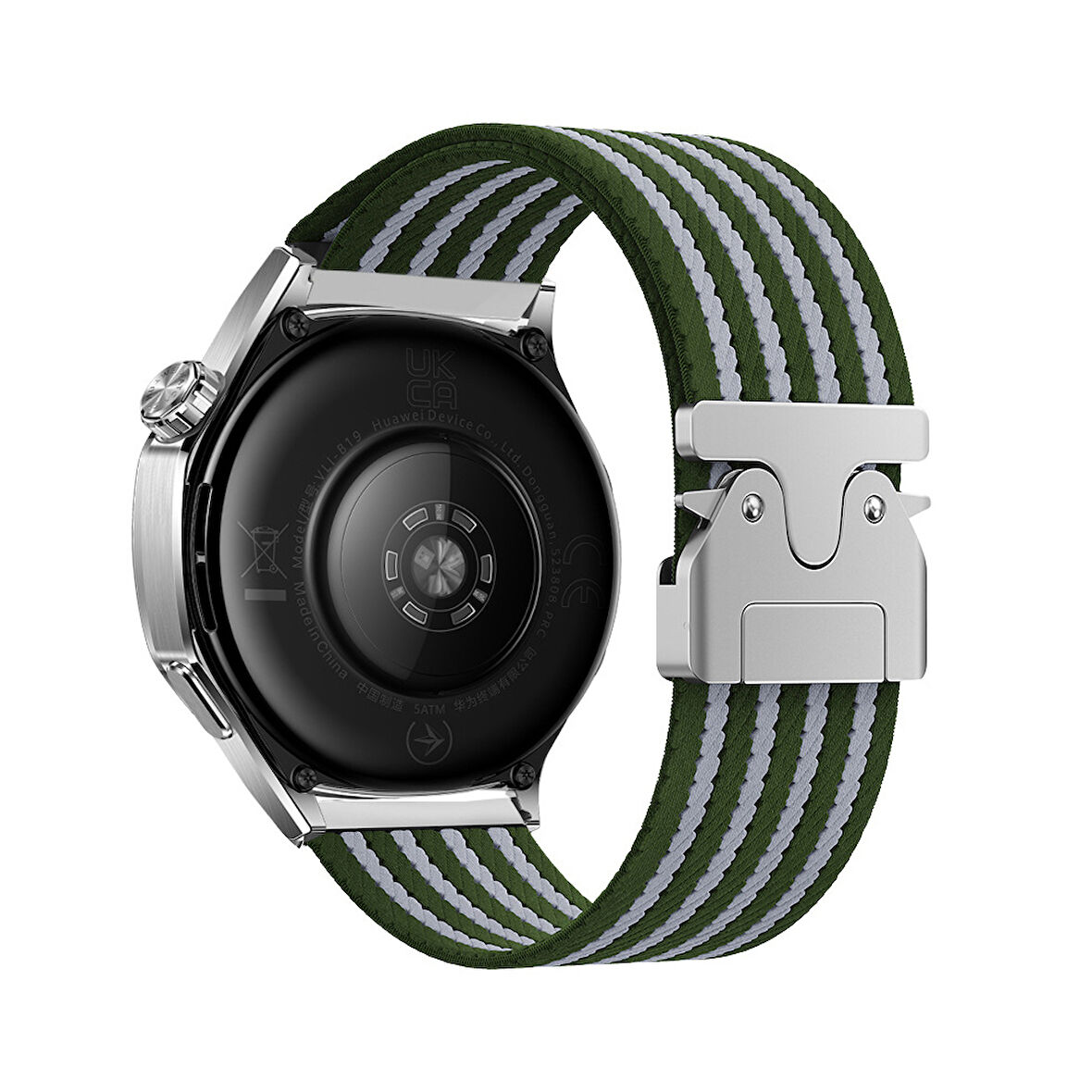 Samsung Gear S3 Uyumlu Zore KRD-133 22mm Naylon Kumaş Hasır Örgülü Kordon