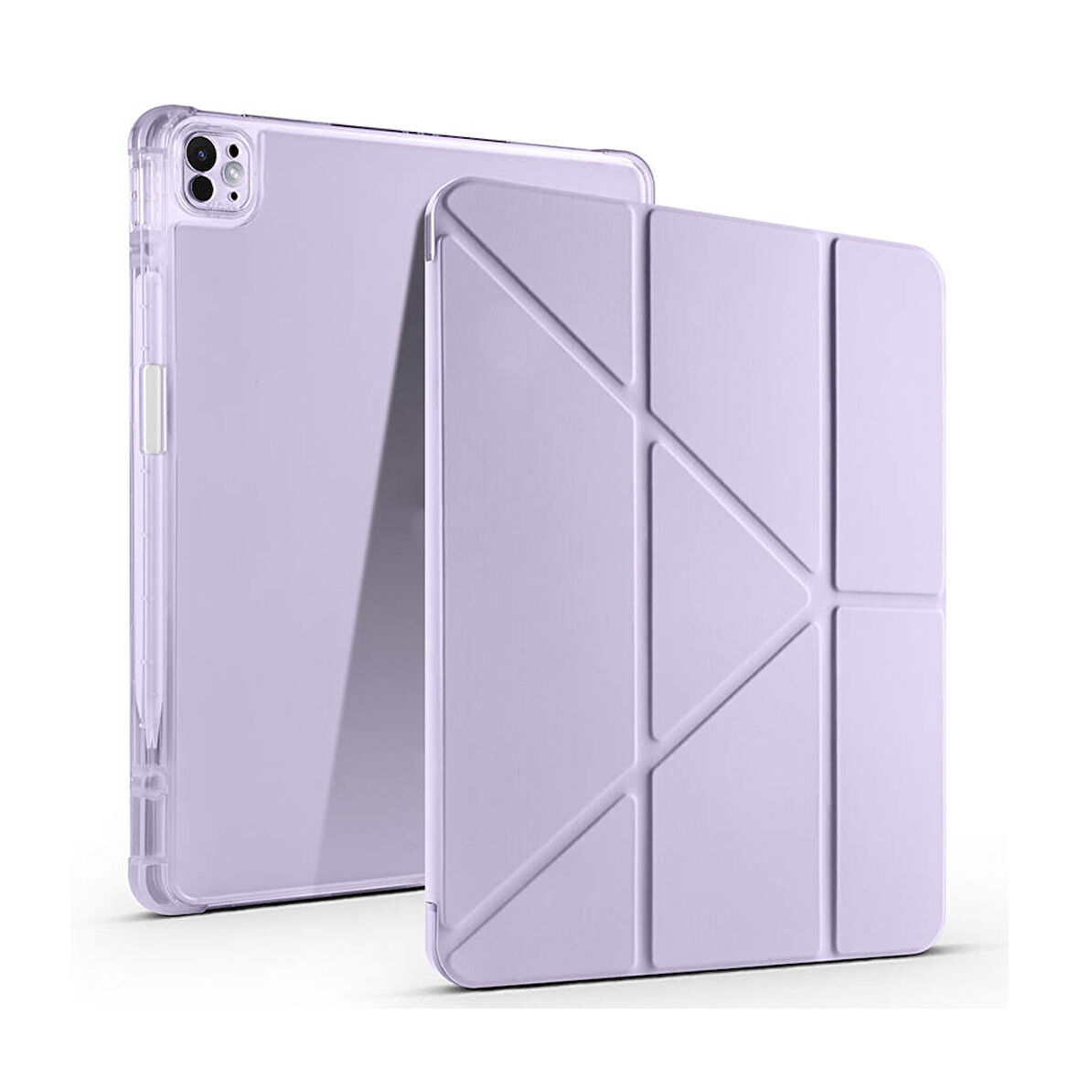 Apple iPad Air 13 2025 M3 Uyumlu Kılıf Zore Tri Folding Kalem Bölmeli Standlı Kılıf