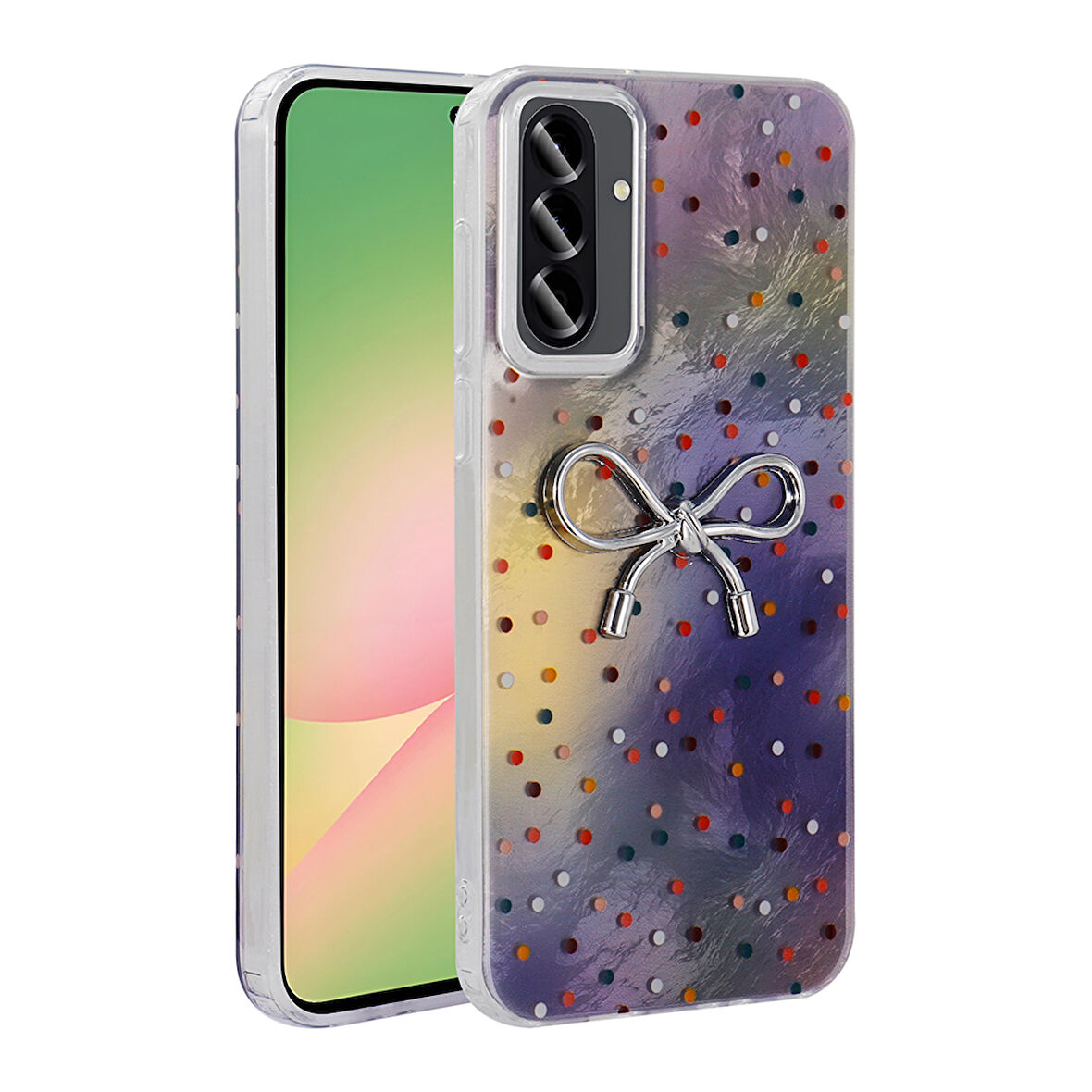 Samsung Galaxy A36 Uyumlu Kılıf Kamera Korumalı Figürlü Zore Ponti Silikon Kapak