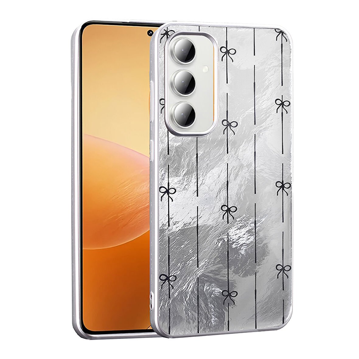 Samsung Galaxy S24 FE Uyumlu Kılıf Desenli Zore Mep Kapak