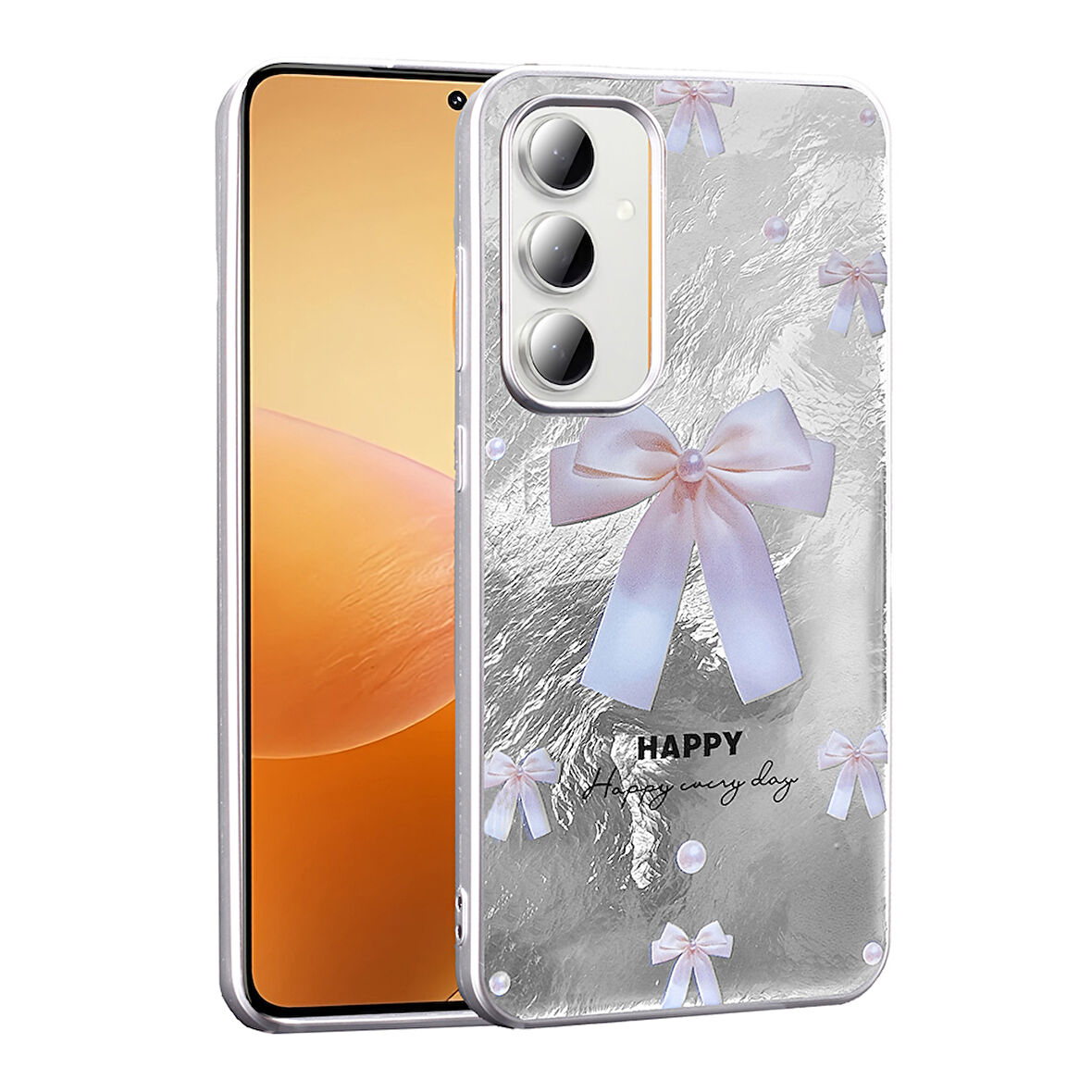 Samsung Galaxy S24 FE Uyumlu Kılıf Desenli Zore Mep Kapak